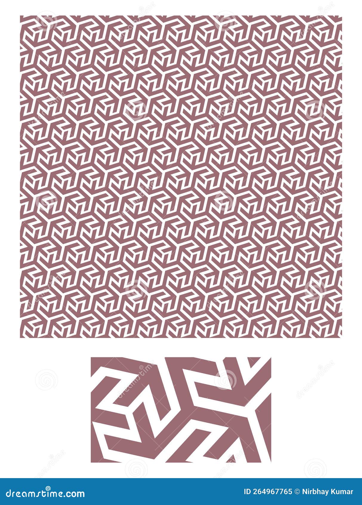 Seamless Star Geometric Pattern Texture. Stock Vector Illustration of