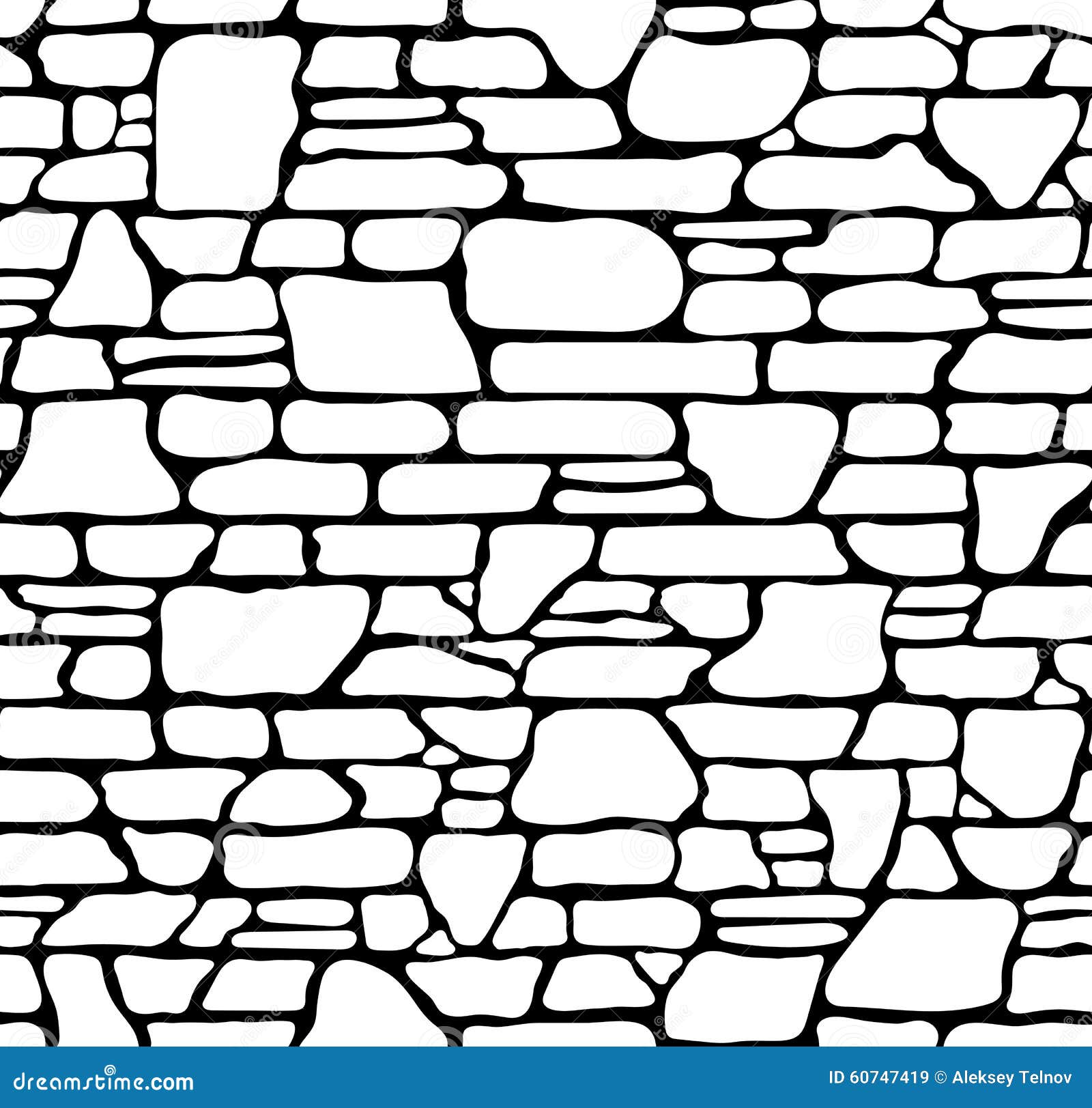 Seamless Stone Texture Stock Vector Illustration Of Tile