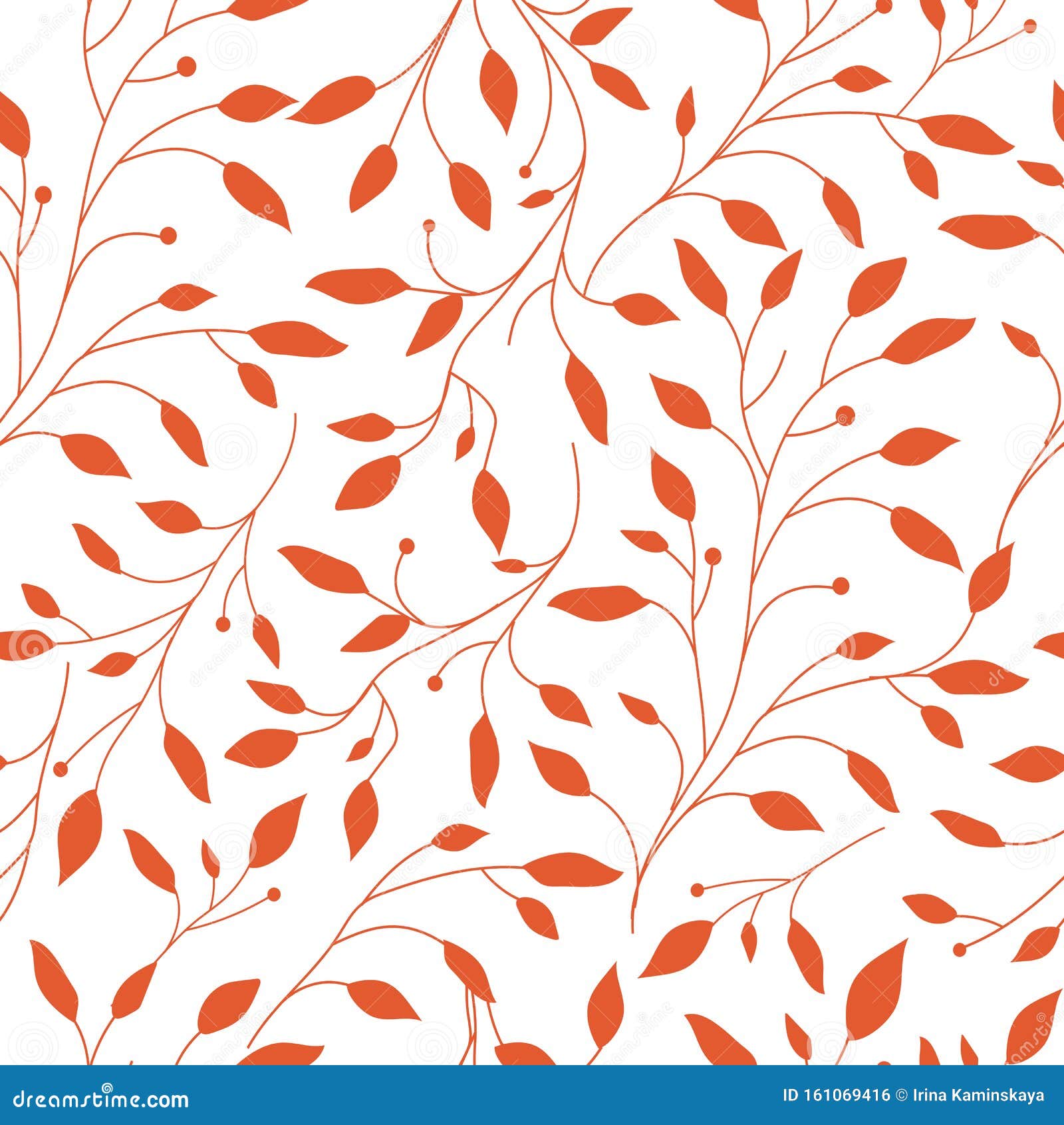 Seamless Textile Pattern. Scandinavian Style of Red Leaves on a White  Background for Fabric, Tile, Paper Stock Vector - Illustration of branch,  pattern: 161069416, image size:1600x1690