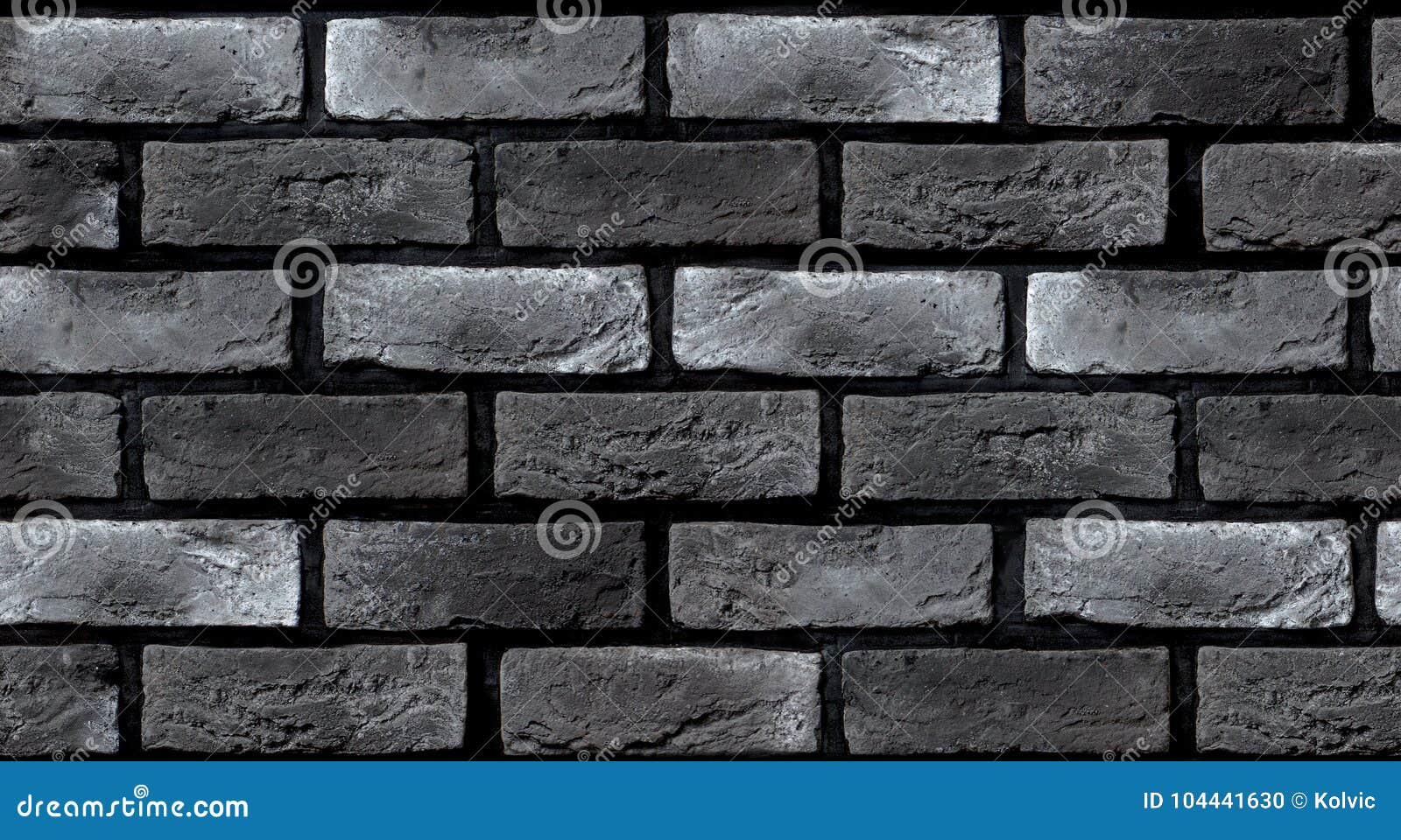 Seamless Texture of a Dark Gray Brick Wall Stock Photo Image of