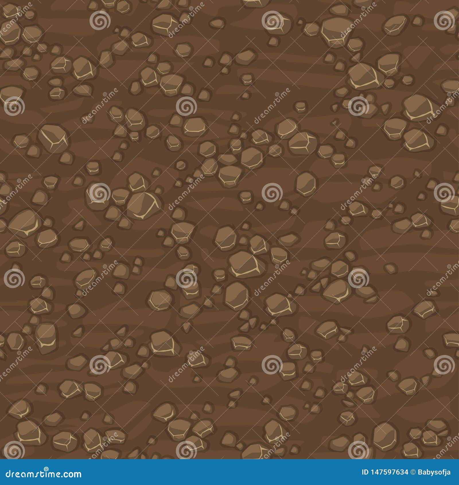 Seamless Texture Ground with Small Stones for Concept Design. Cute Seamless Pattern Brown Stones. Cartoon Seamless Stock Vector - Illustration of dirt, natural: 147597634 Seamless Texture Ground with Small Stones for Concept Design. Cute Seamless Pattern Brown Stones. Cartoon Seamless Stock Vector - Illustration of dirt, natural: 147597634