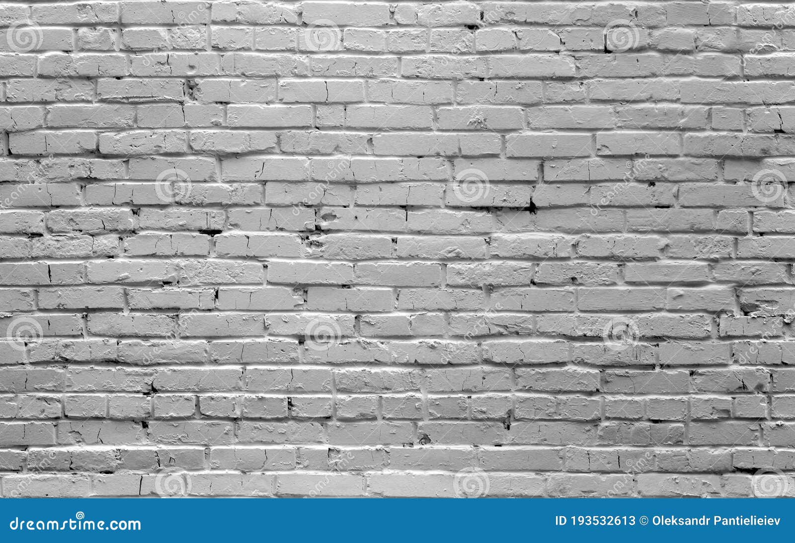 Seamless Texture of Rough Brick Wall Painted White Stock Image Image of retro, decor 193532613