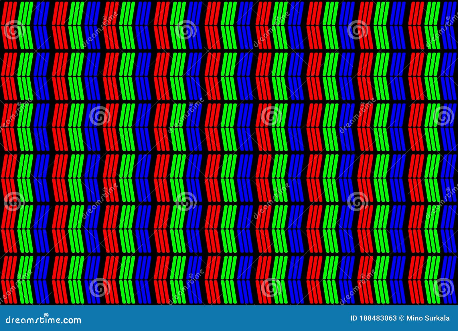 Seamless Texture of S-IPS and AS-IPS LCD with Red, Green and Blue Pixels Stock Illustration - Illustration of black, colour: 188483063
