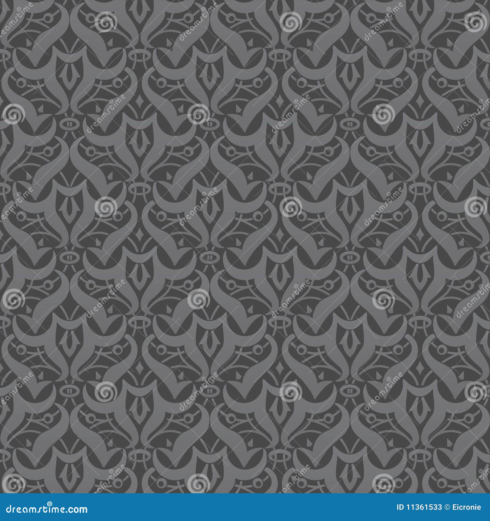 Seamless Texture Vintage Wallpaper Stock Vector