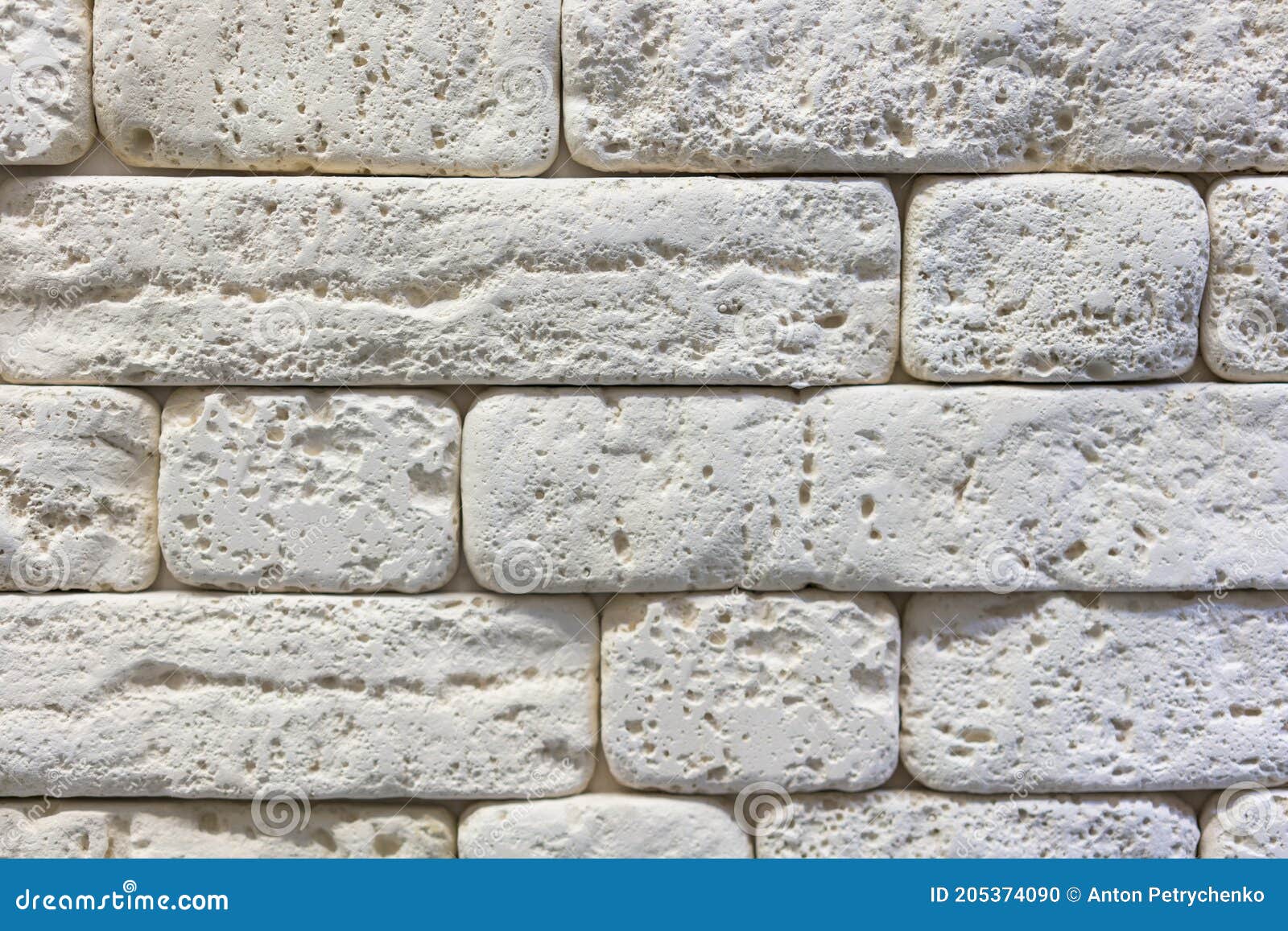 Seamless Texture of White Decorative Stacked Stone, Natural Stone