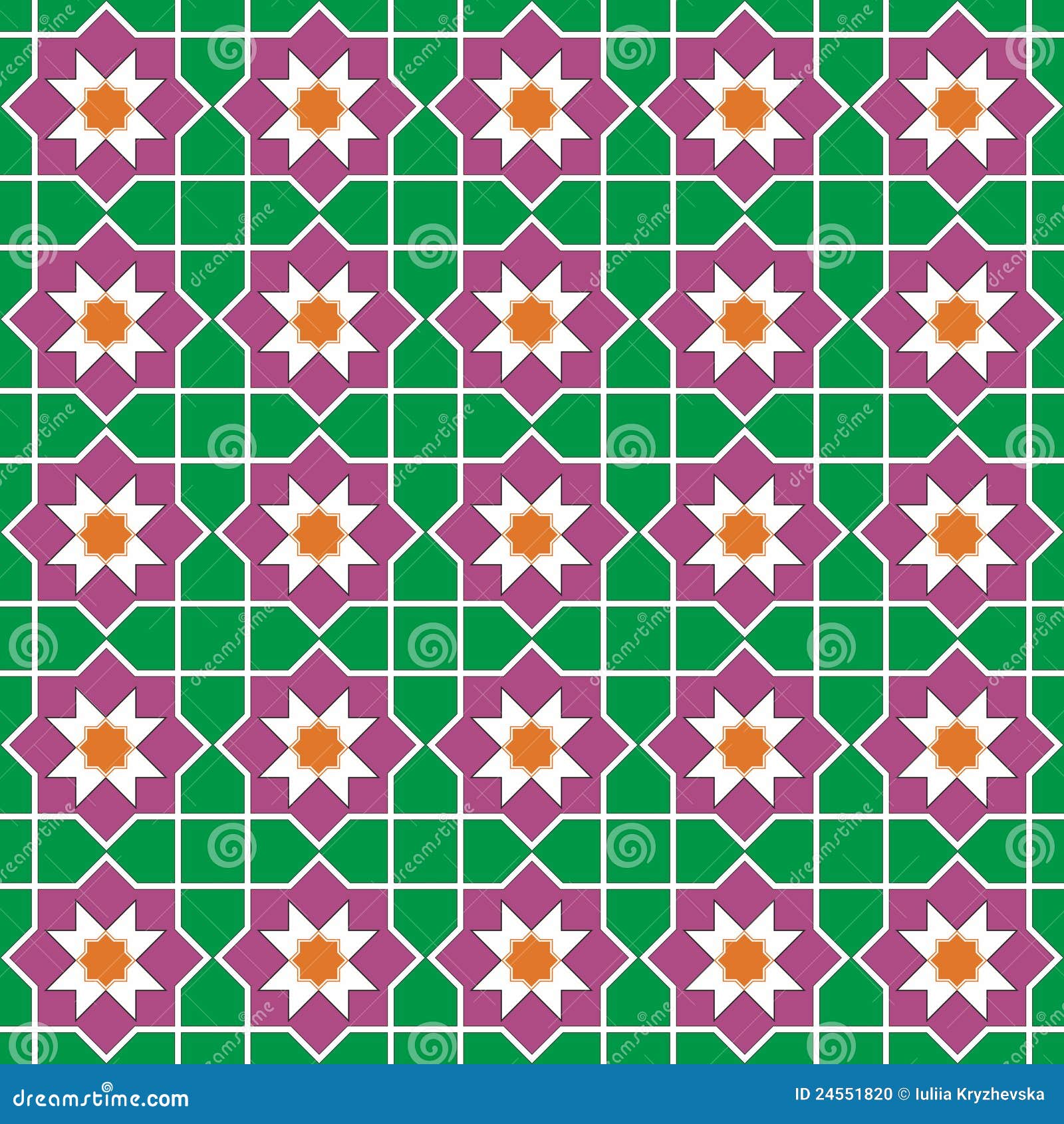 ornament islamic art Traditional Floral Islamic Ornament Cartoon Vector 