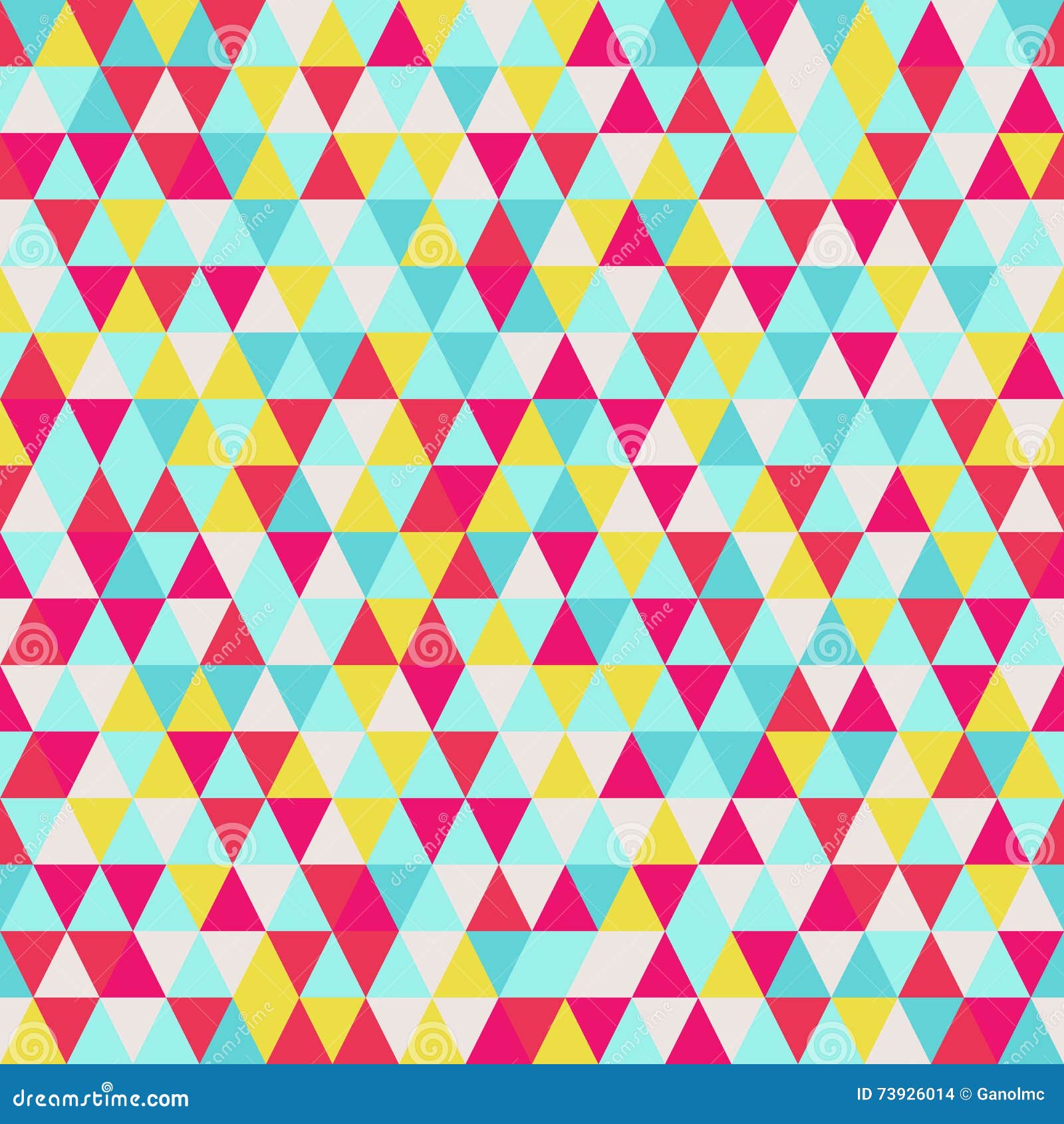 Seamless Triangle Pattern Geometric Abstract Texture Vector Ba Stock