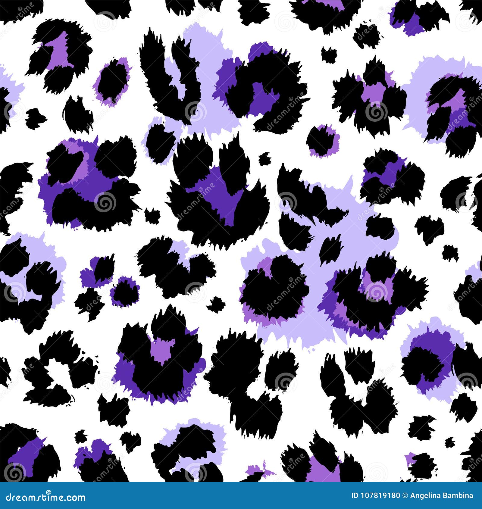 Seamless Black Leopard Print. 10 Eps. Leopard Fabric Texture
