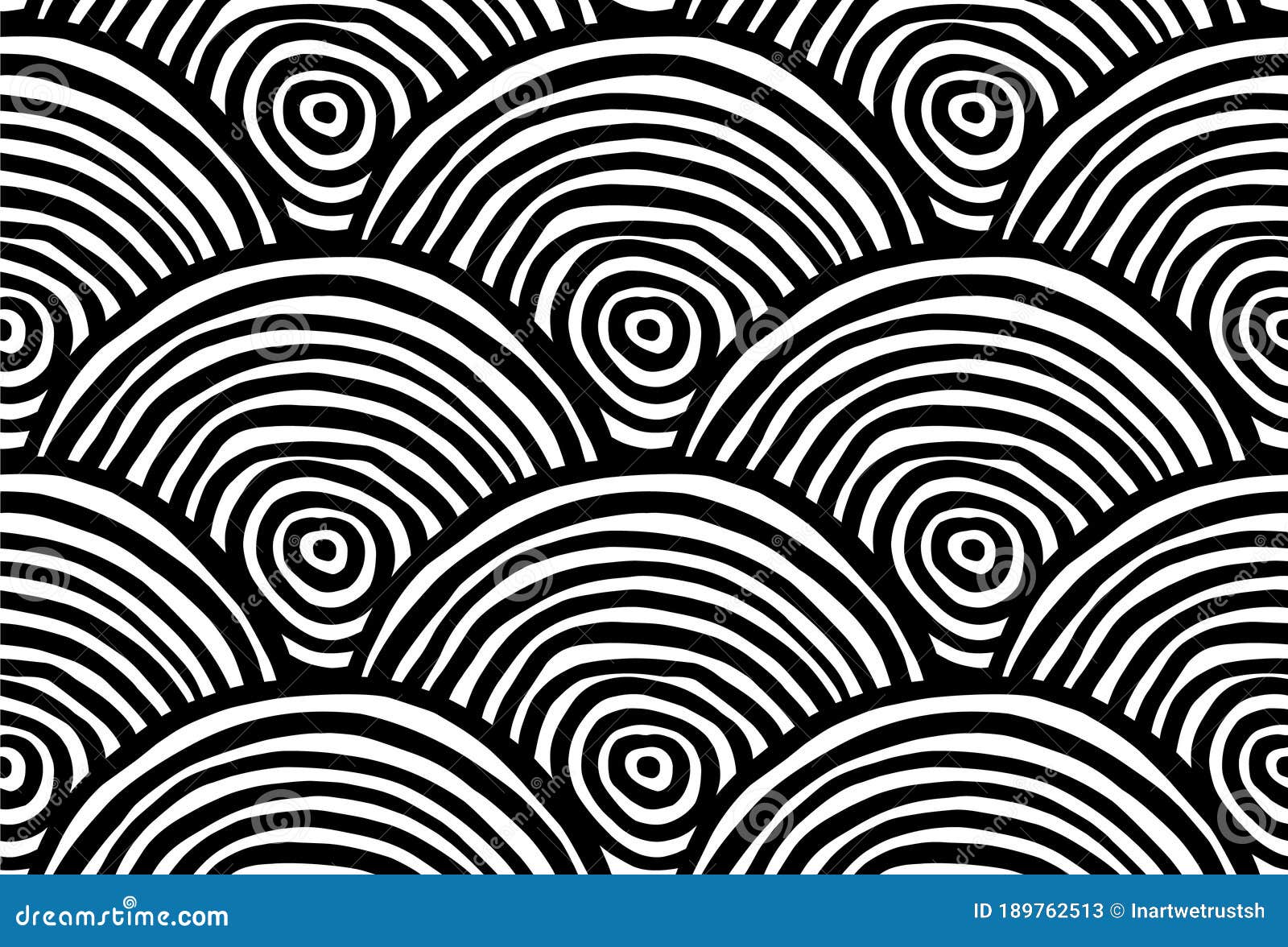 seamless  pattern with circluar graphic s
