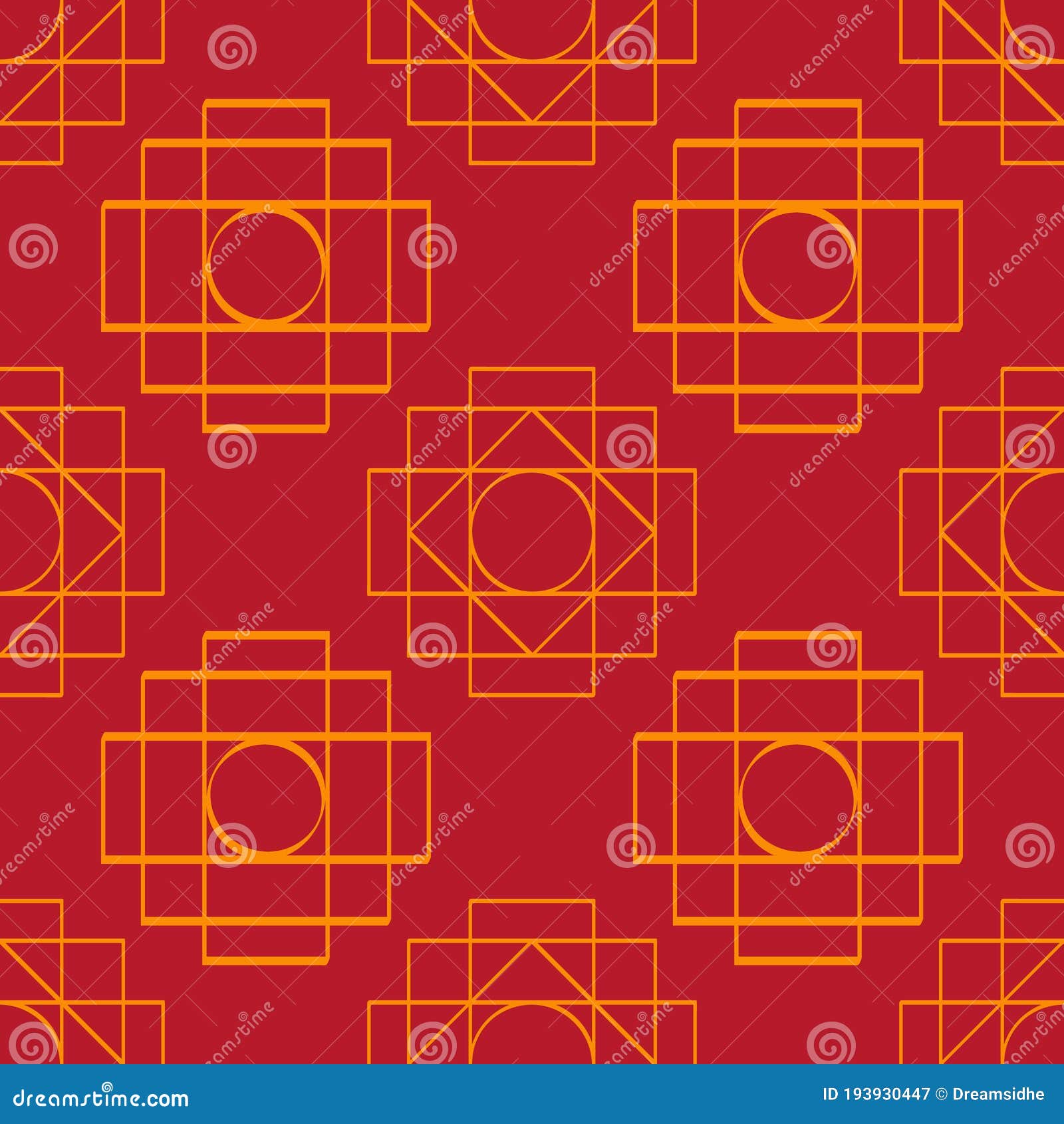 seamless  pattern with inca cross chakana