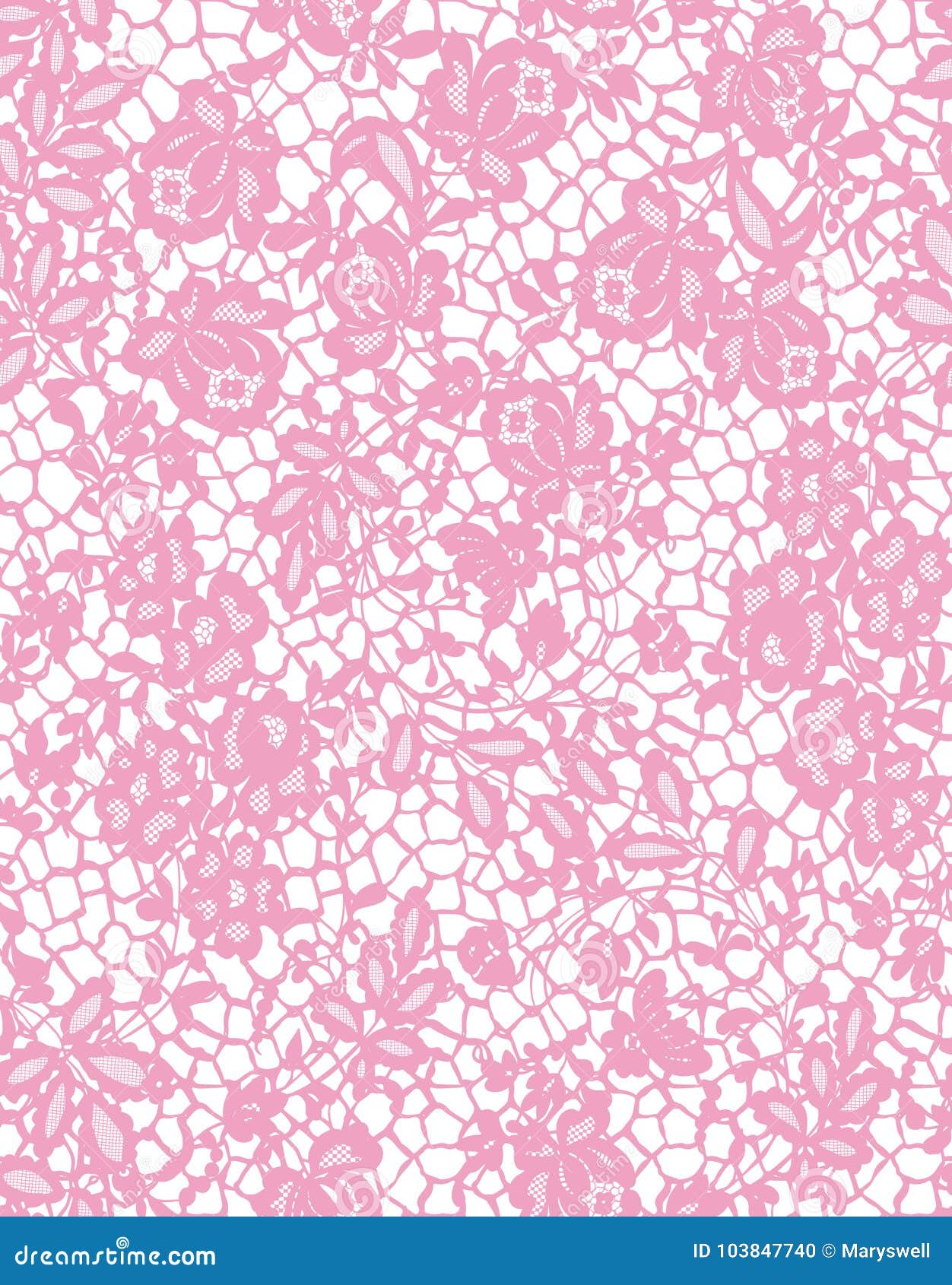 Seamless pink lace Royalty Free Vector Image - VectorStock