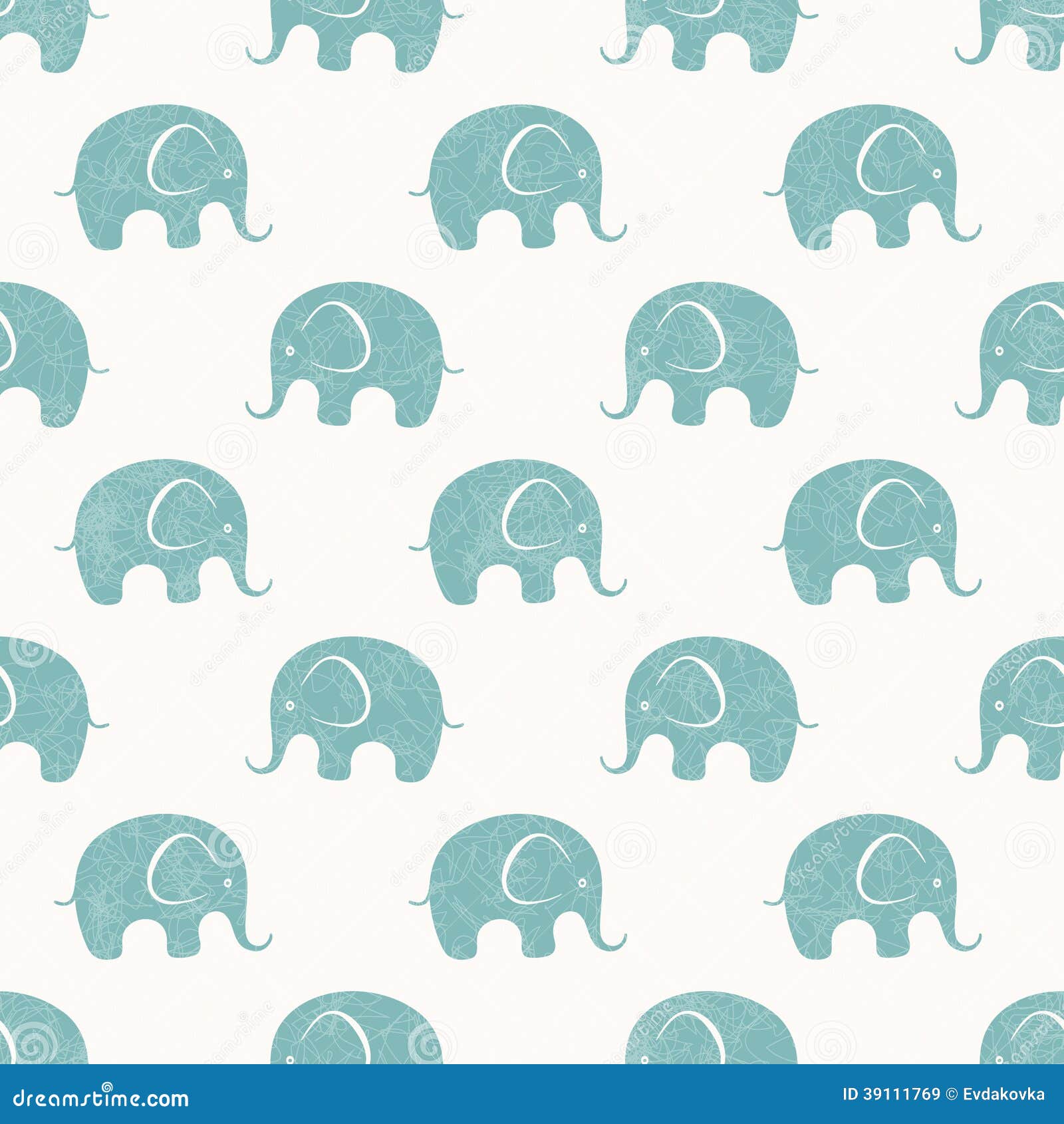 Seamless Vector Print with Cute Little Elephants Stock Vector - Illustration of design, blue: 39111769 Seamless Vector Print with Cute Little Elephants Stock Vector - Illustration of design, blue: 39111769