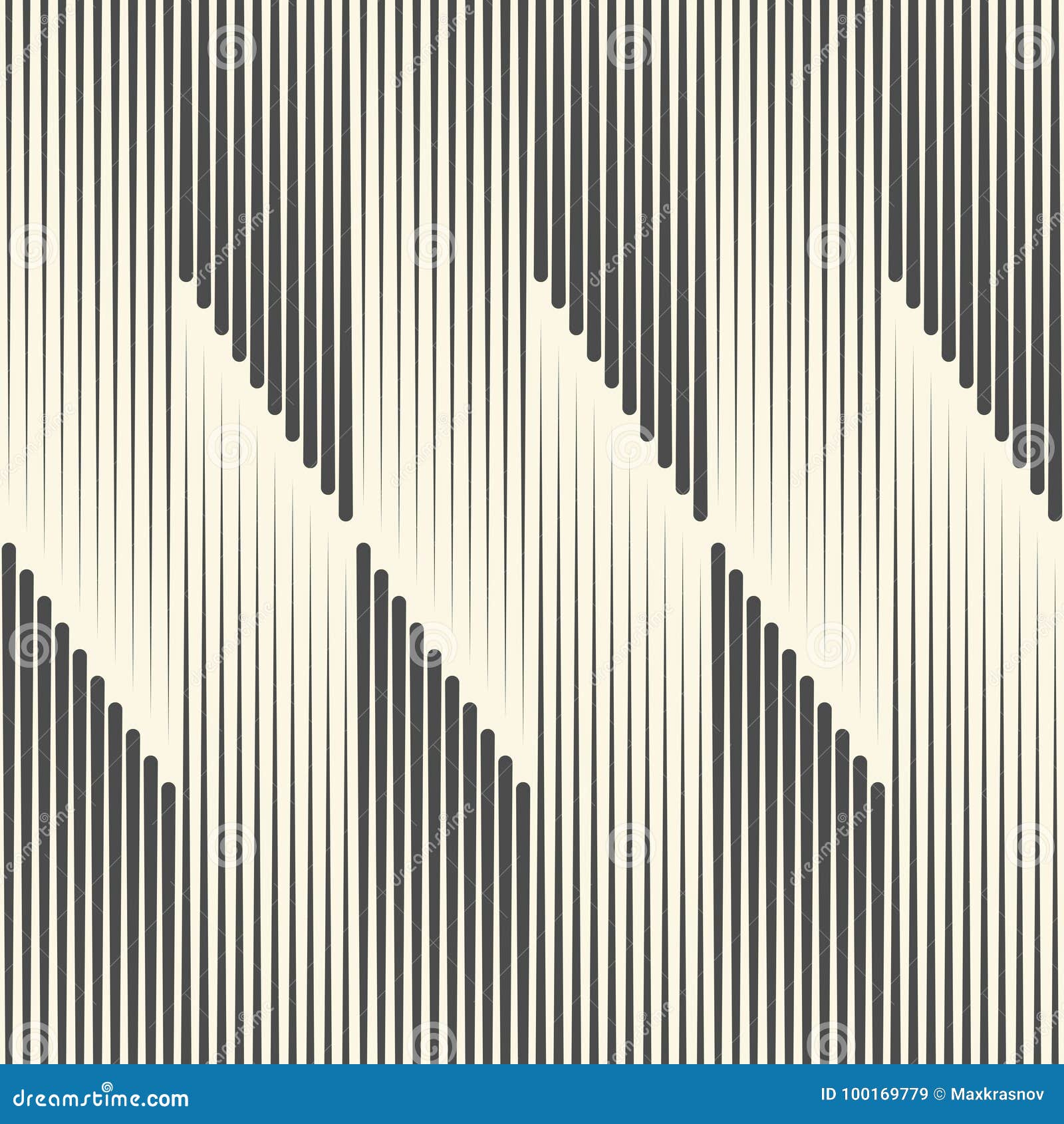Seamless Vertical Stripe Pattern. Vector Black and White Line Ba Stock