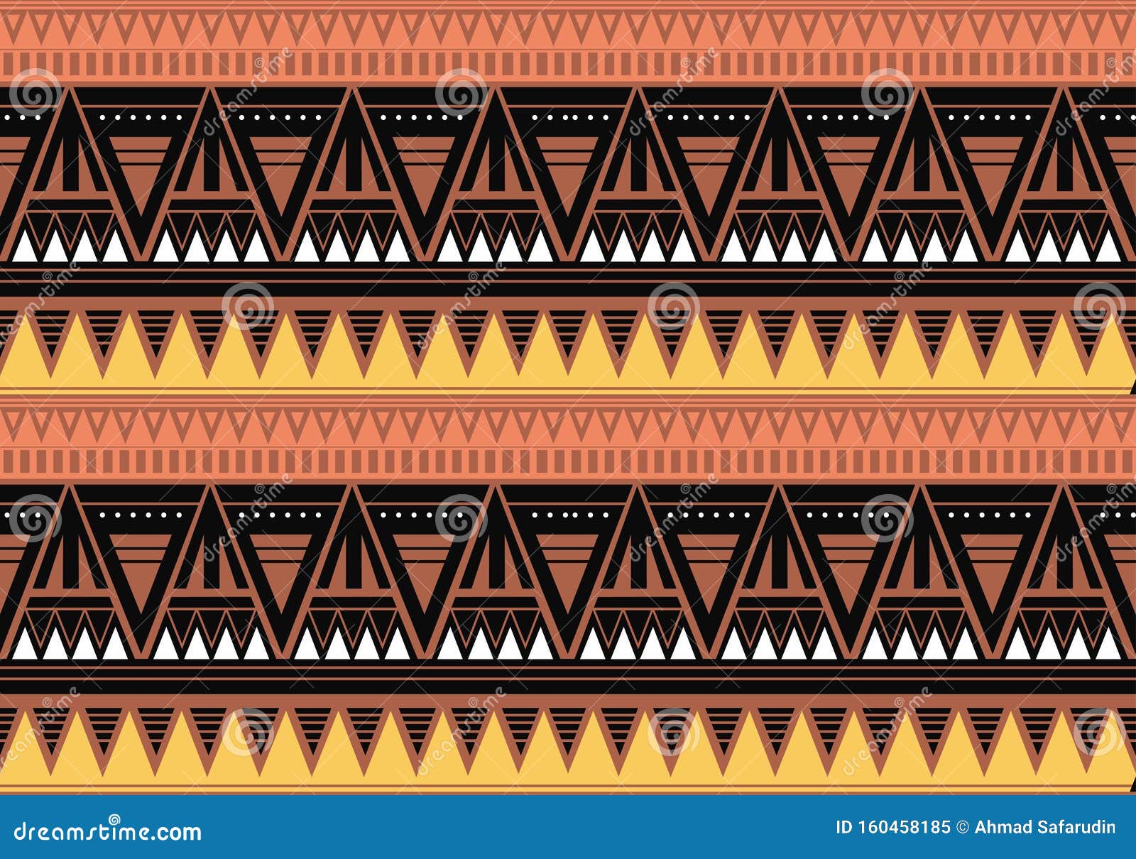 seamless vintage pattern with ethnic and tribal motifs. colorful  aztec bohemian .  