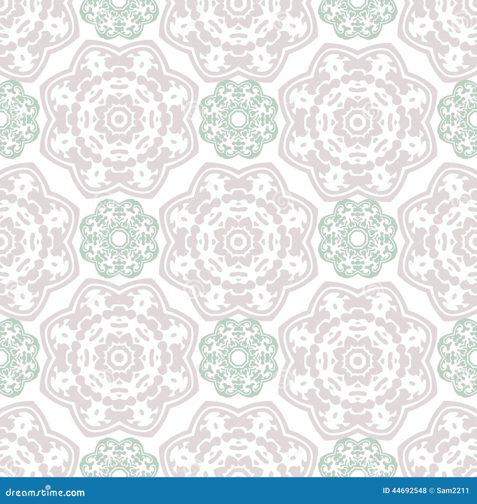 Seamless Wallpaper Islamic Motif Background Illustration