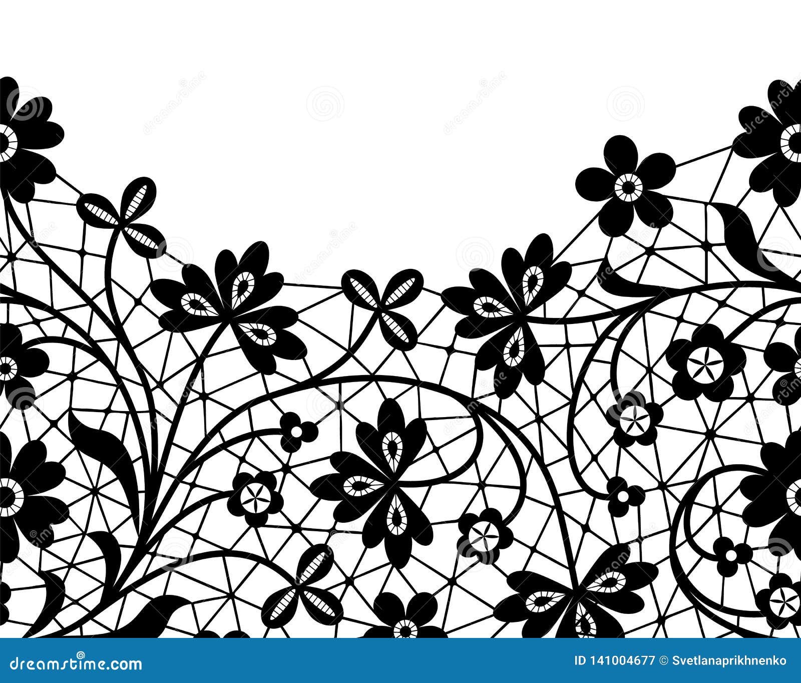 Seamless white lace stock vector. Illustration of floral - 141004677