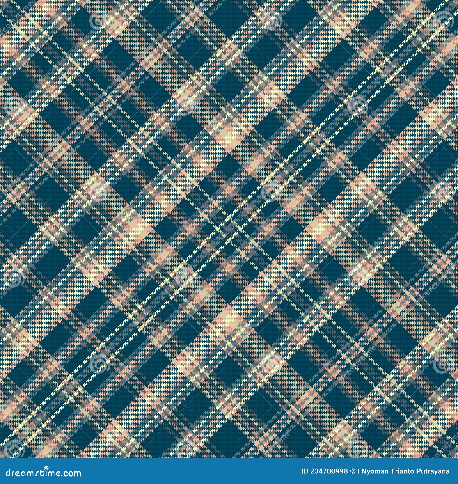 Seamless Winter Tartan Plaid Pattern Background Stock Vector ...