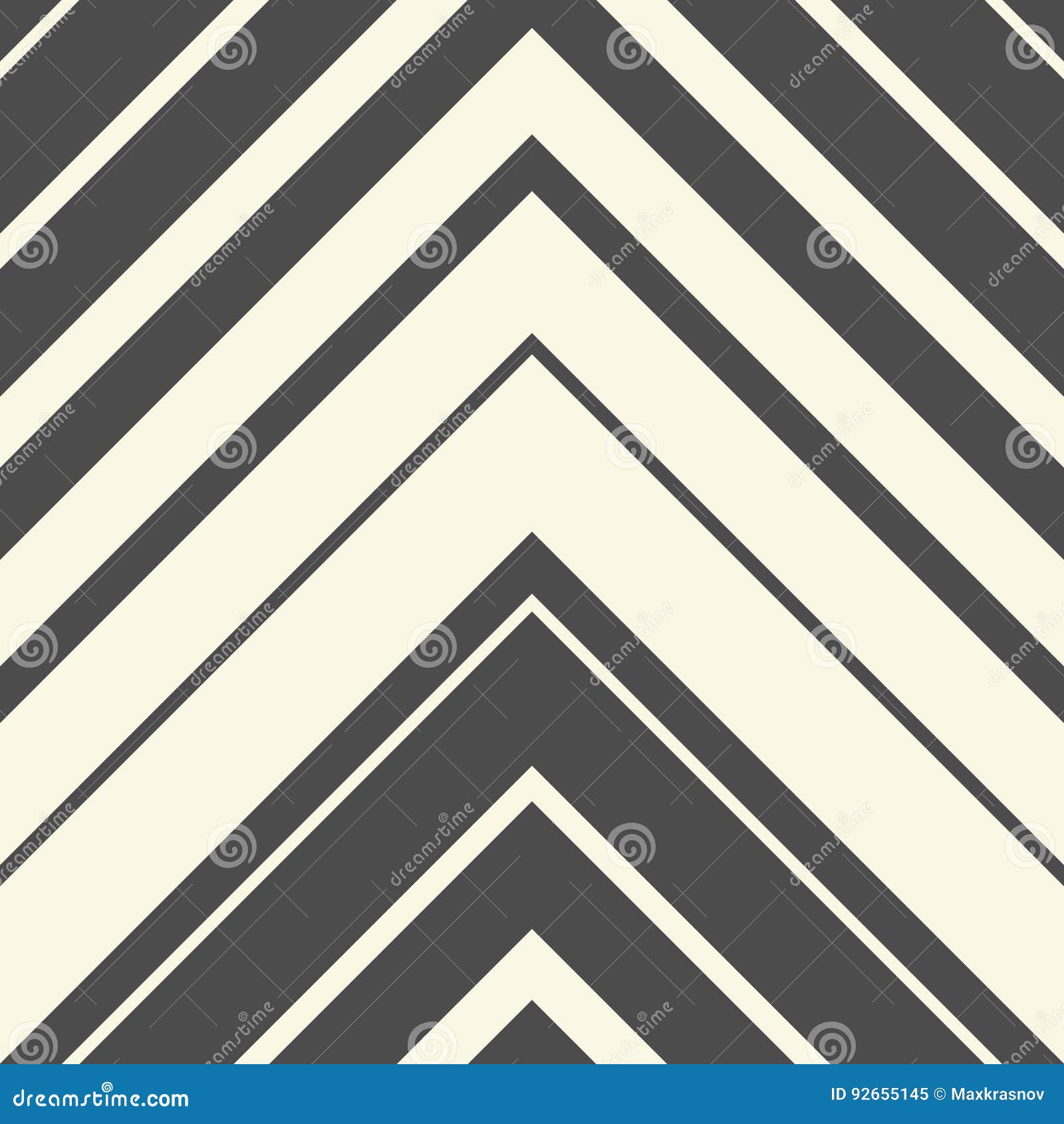 Seamless ZigZag Pattern. Abstract Black and White Arrow Background