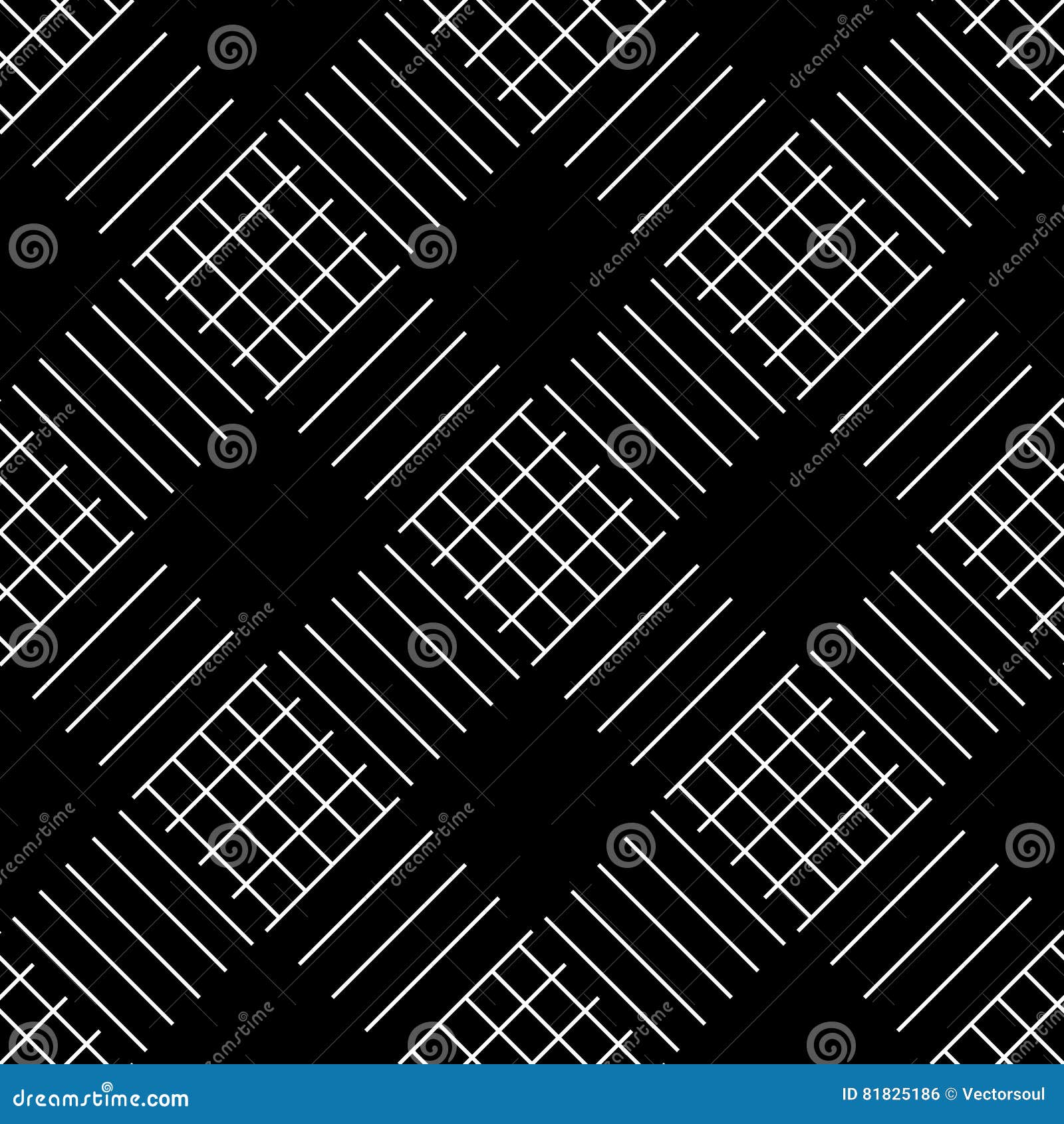 Seamlessly Repeatable Geometric Pattern - Abstract Monochrome Ba Stock ...