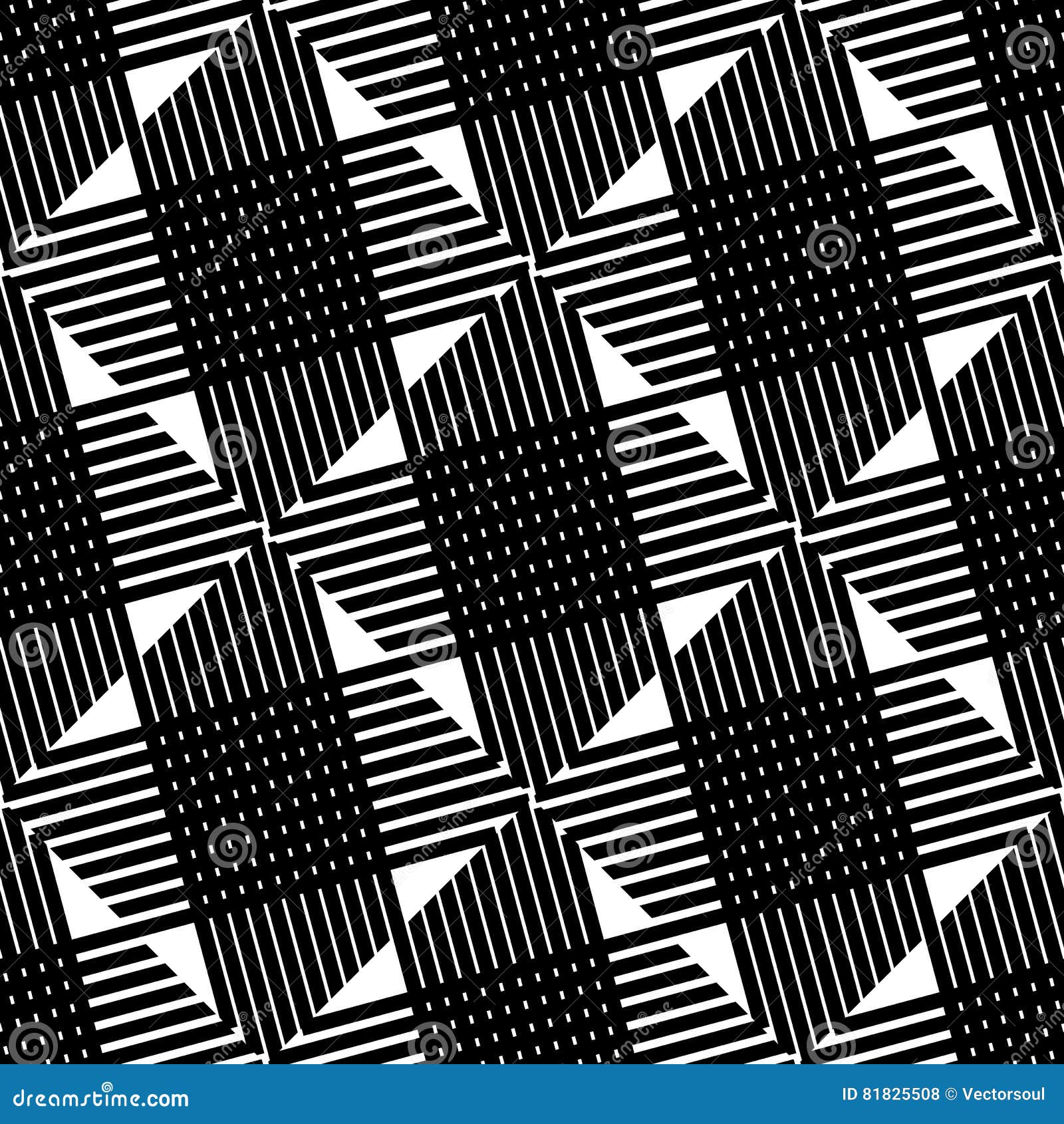 Seamlessly Repeatable Geometric Pattern - Abstract Monochrome Ba Stock ...