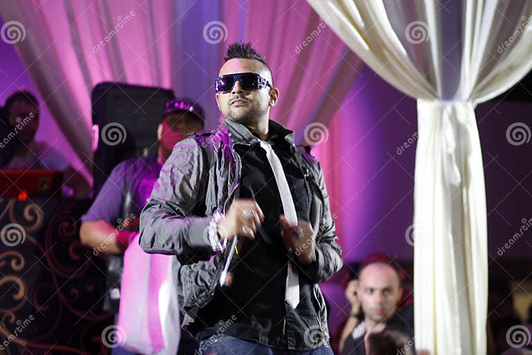 Sean Paul Concert editorial stock image. Image of singer 22335359