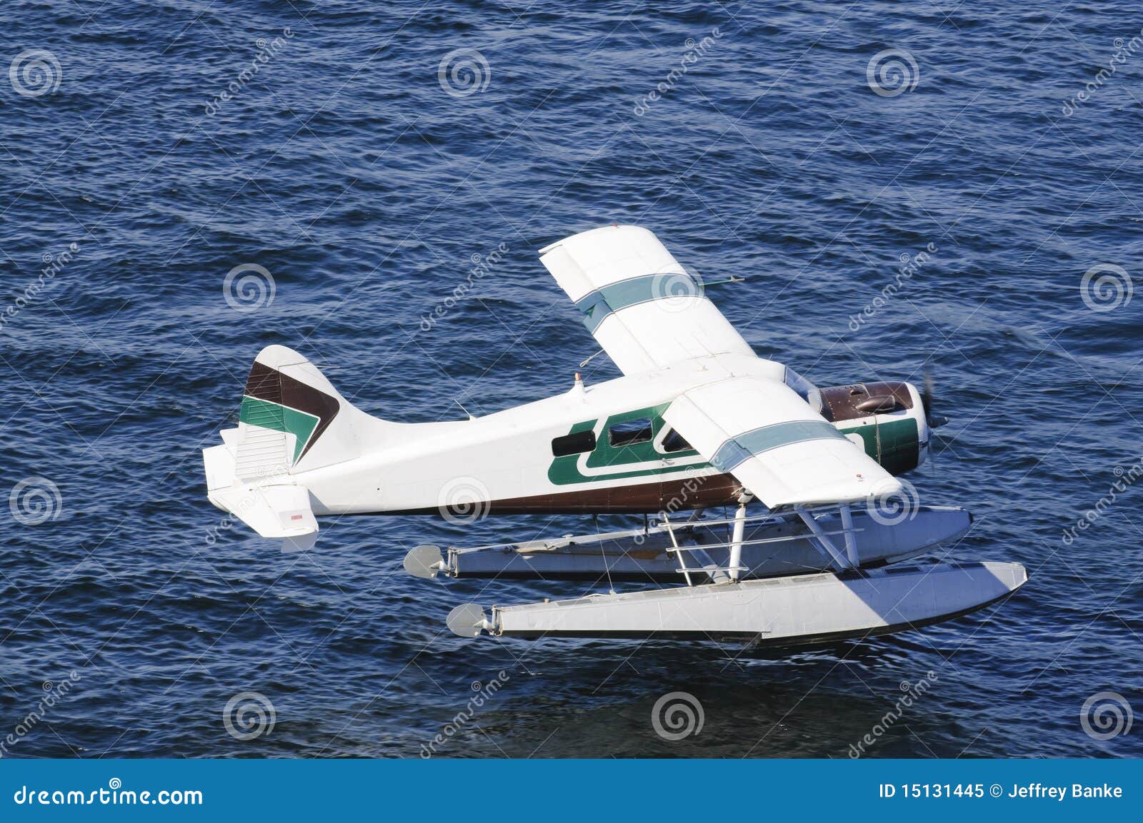 Seaplane coming in to land stock image. Image of flying 15131445