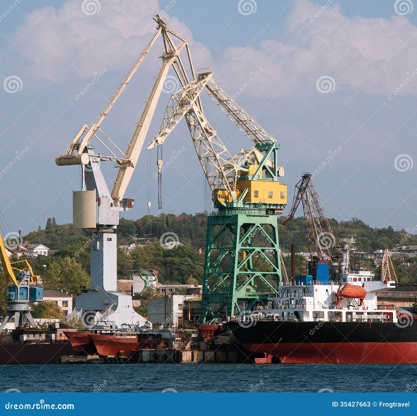 seaport landscape stock photos - image: 35427663
