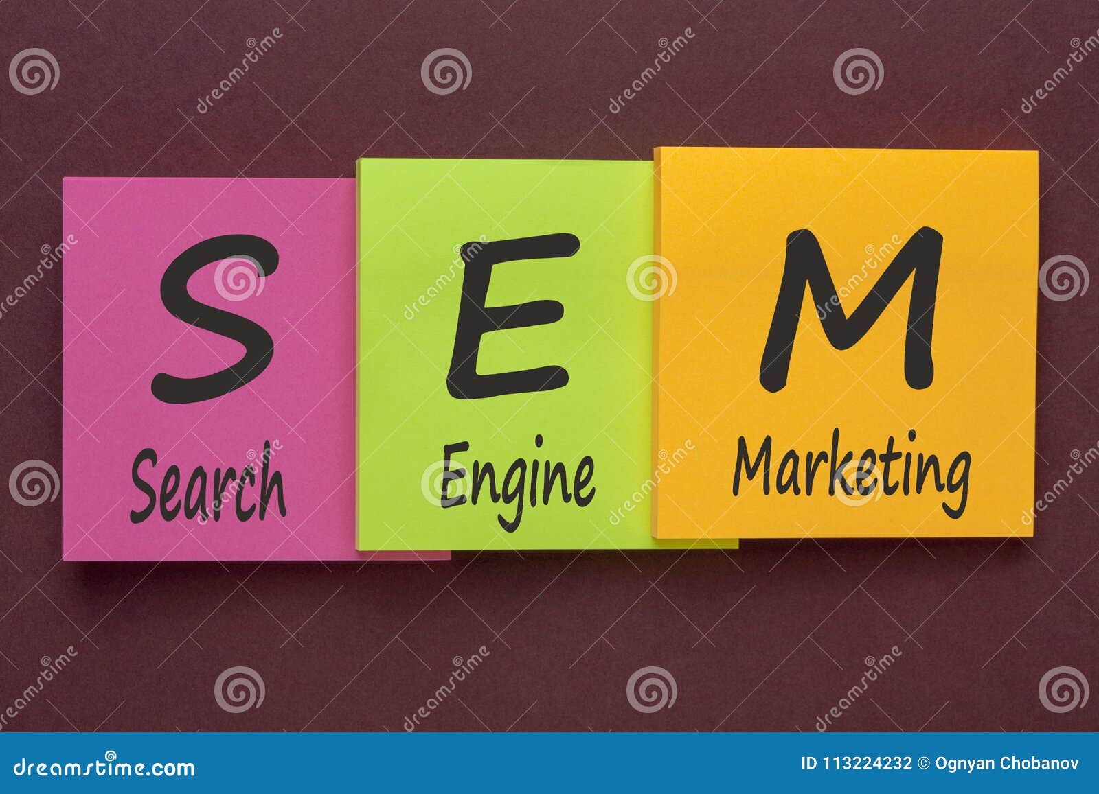 search engine marketing ÃÂcronym concept
