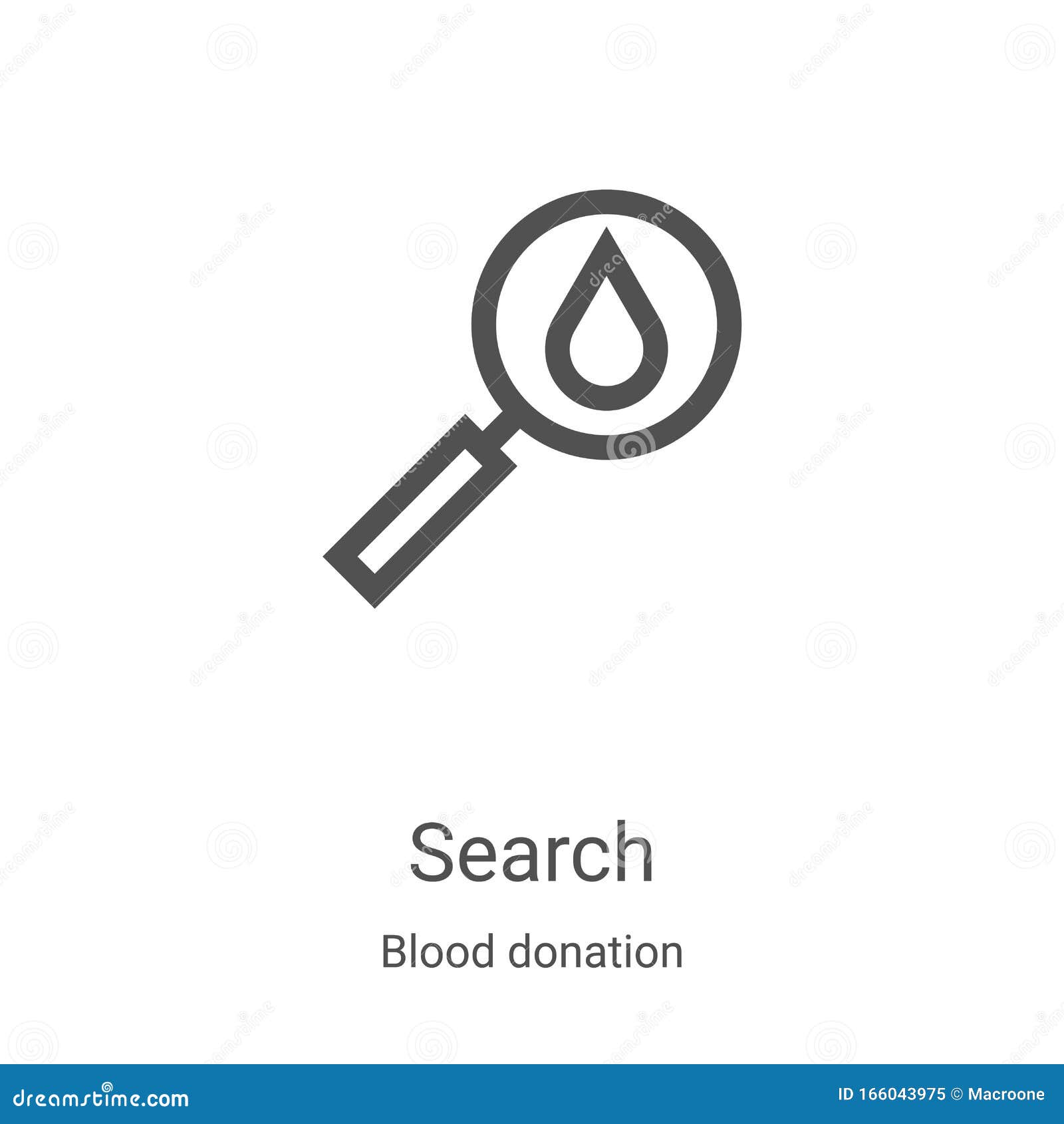 Blood Test, Blood Donation Icon In Trendy Thin Line Style Isolated On White  Background. Medical Symbol For Your Design, Apps, Logo, UI. Vector  Illustration Stock Vector Image & Art - Alamy