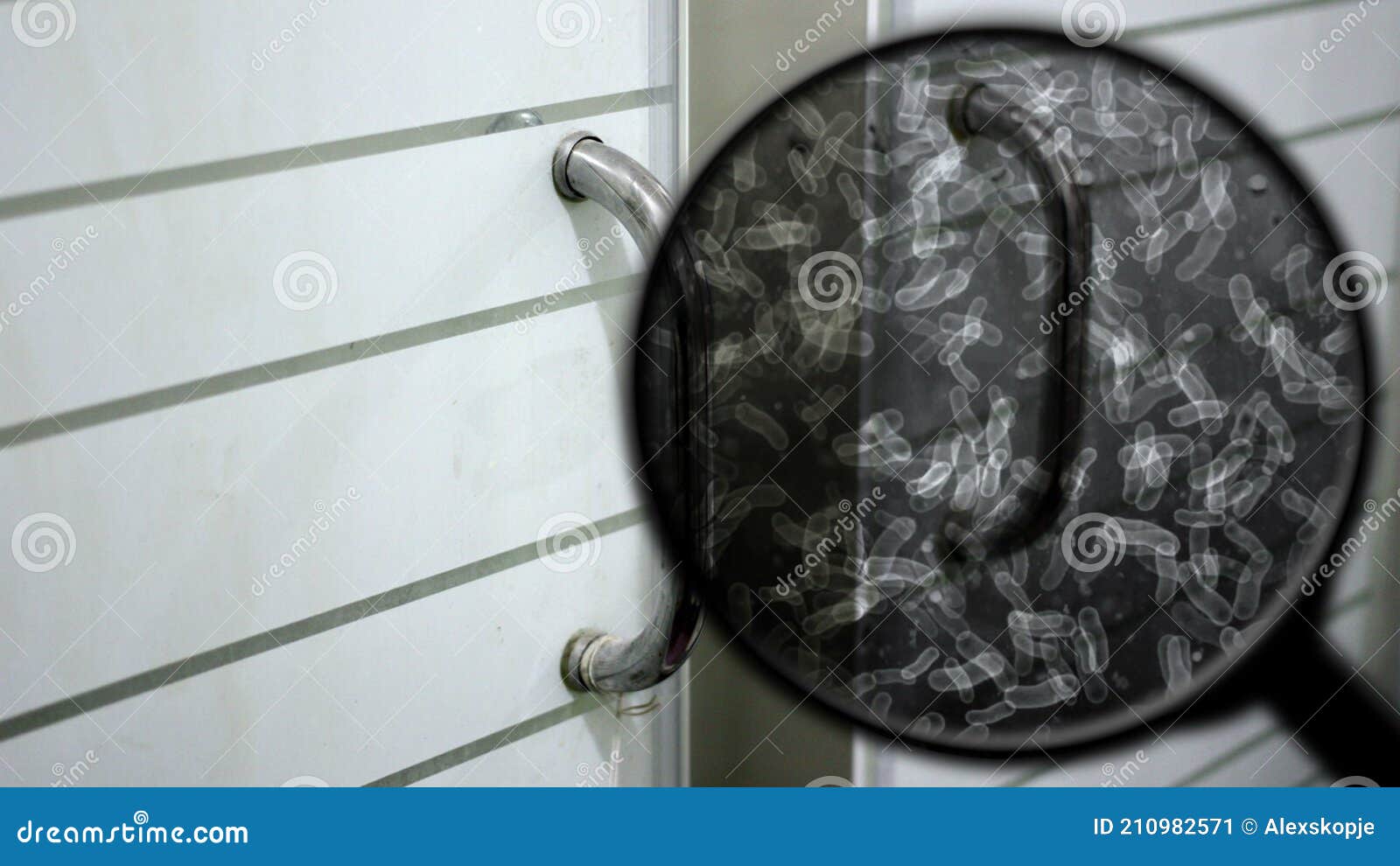 Searching for Bacteria in Bathroom Stock Image Image of quality