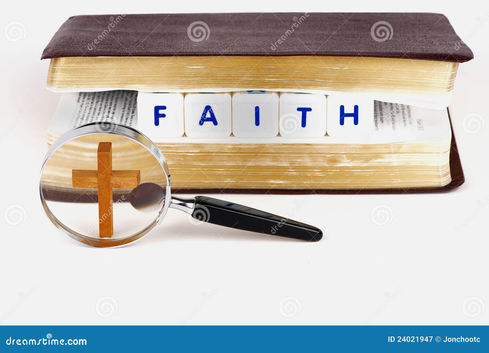 Searching Your FAITH stock image. Image of magnifying 24021947