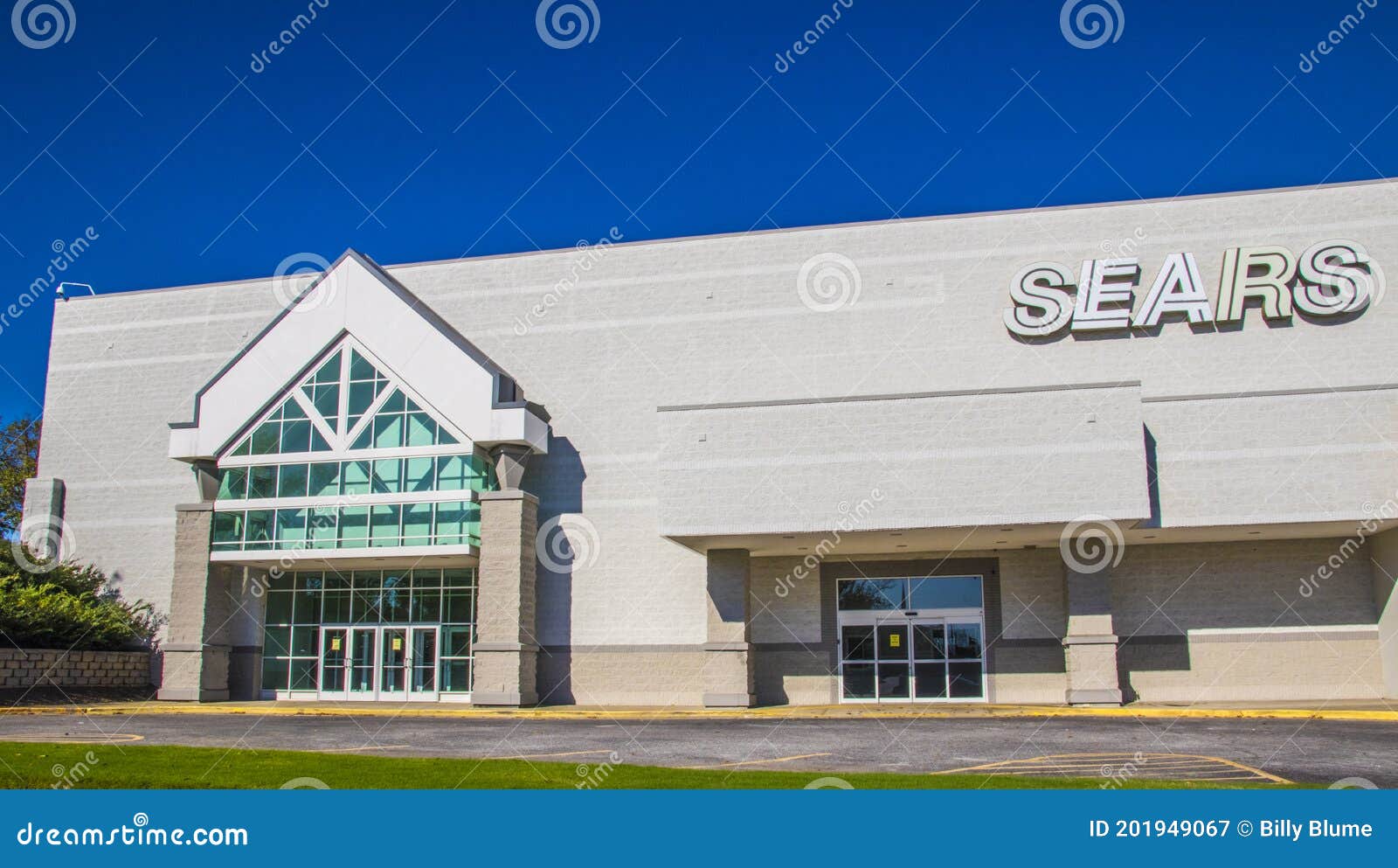 Sears at the Augusta Mall is Closed Editorial Photography Image of