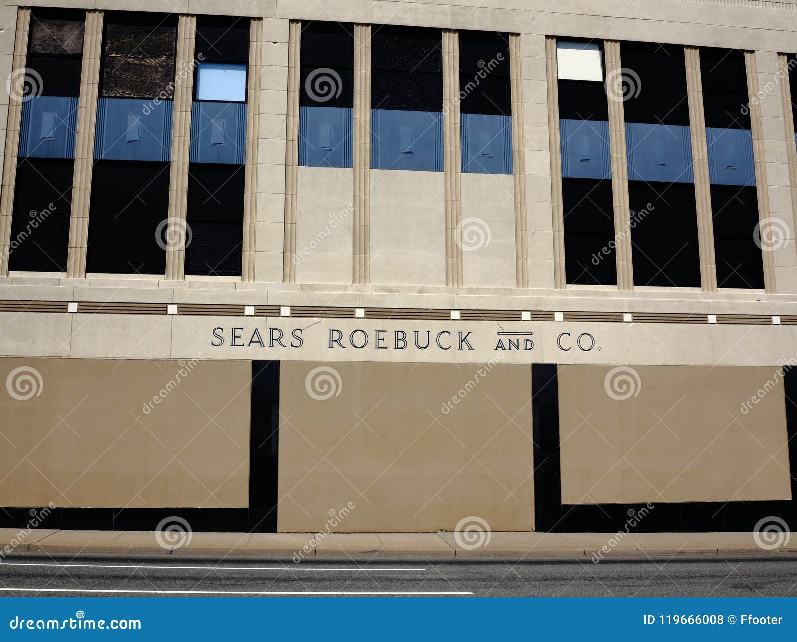 Sears Department Store editorial stock photo. Image of