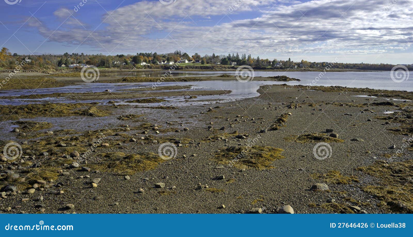 Searsport Maine Panorama RoyaltyFree Stock Image