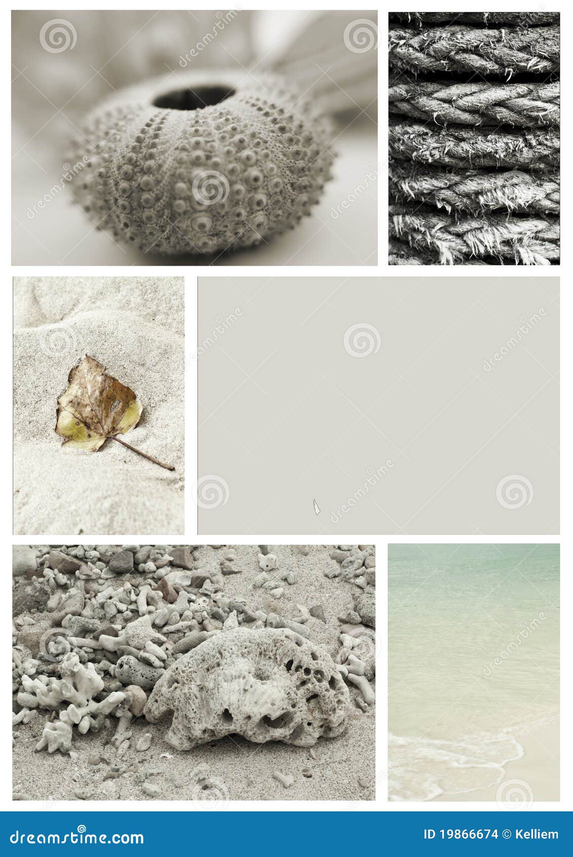 seashore collage