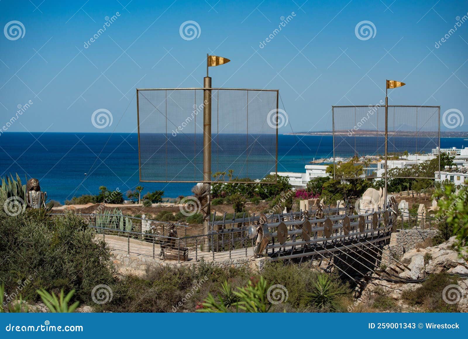 Seaside Coast on a Sunny Day Stock Image - Image of seaside, nature ...