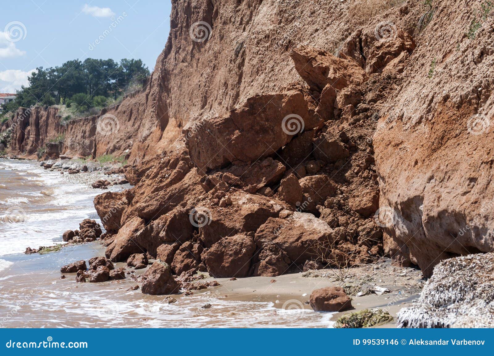seaside coastal erosion