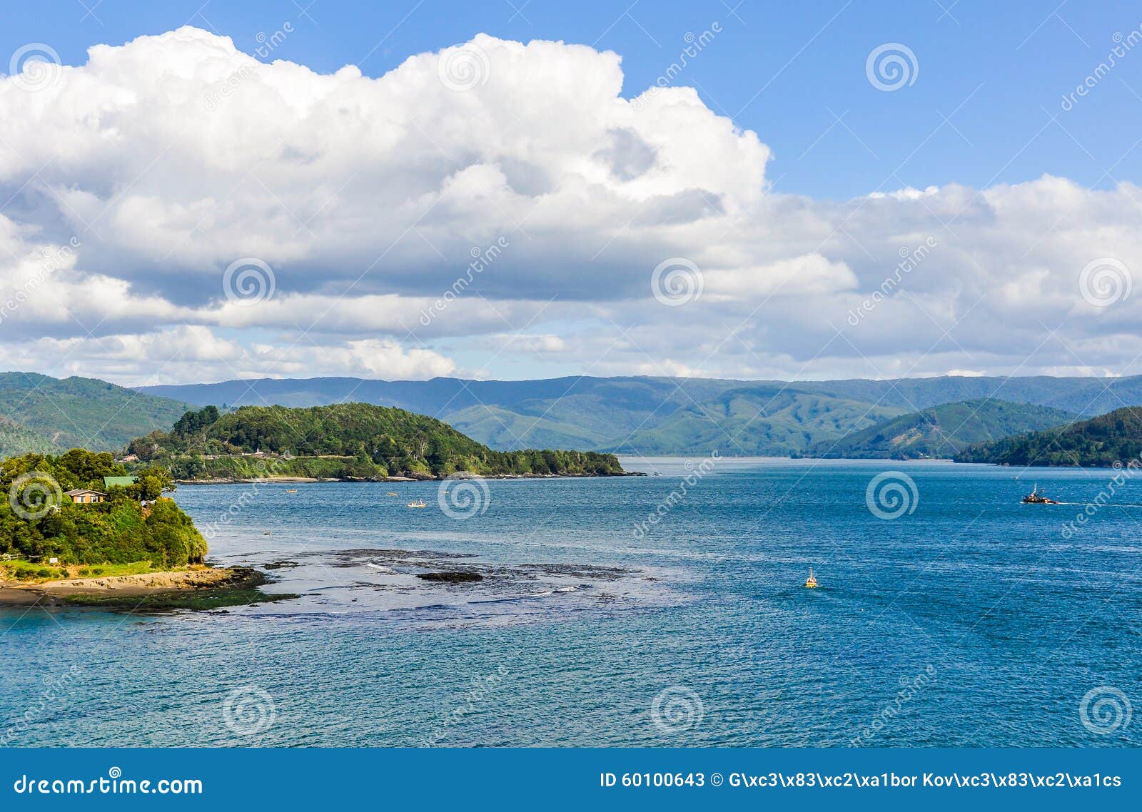 seaside in niebla, valdivia, chile