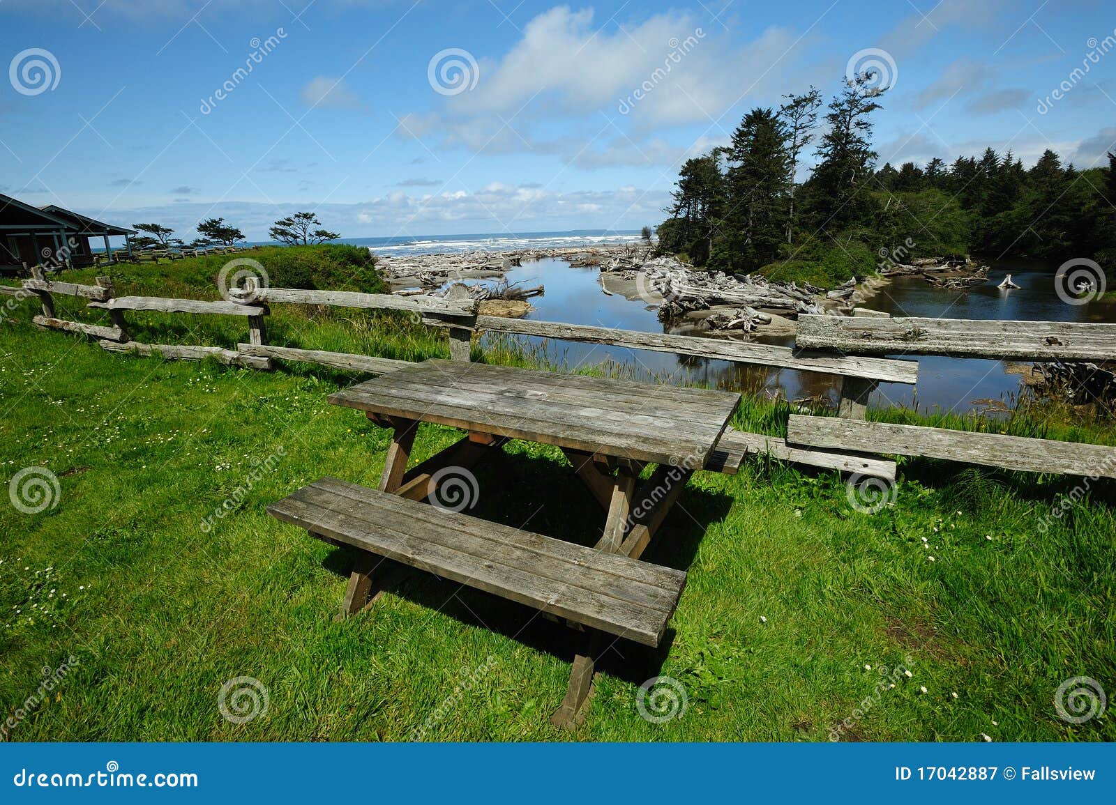 Seaside picnic site stock image. Image of scene, coastline 17042887