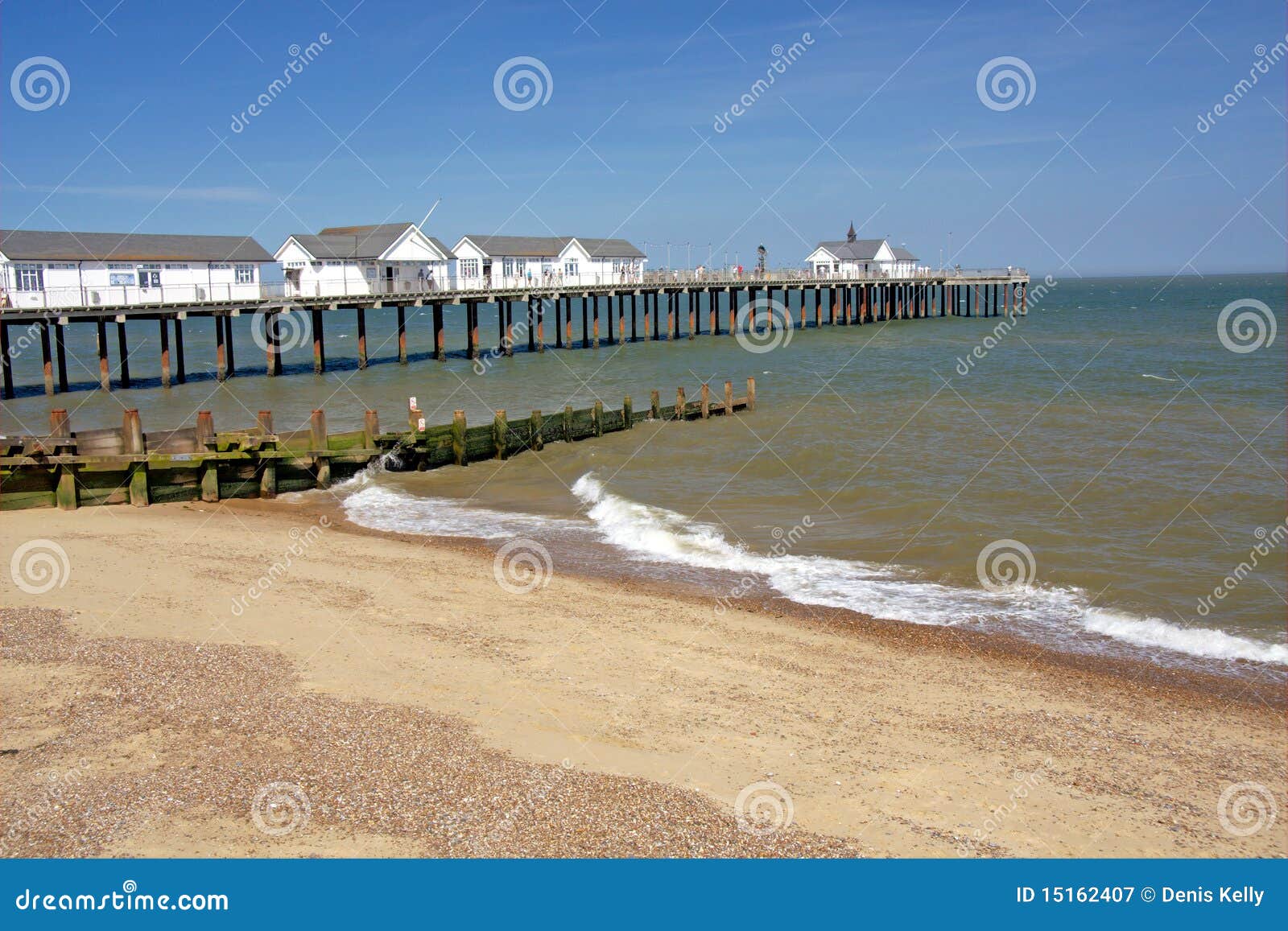 seaside pier, england