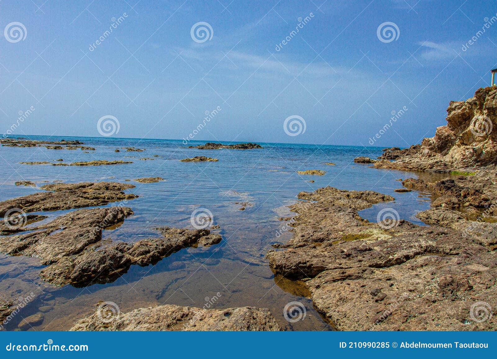 seaside in skikda county in algeria