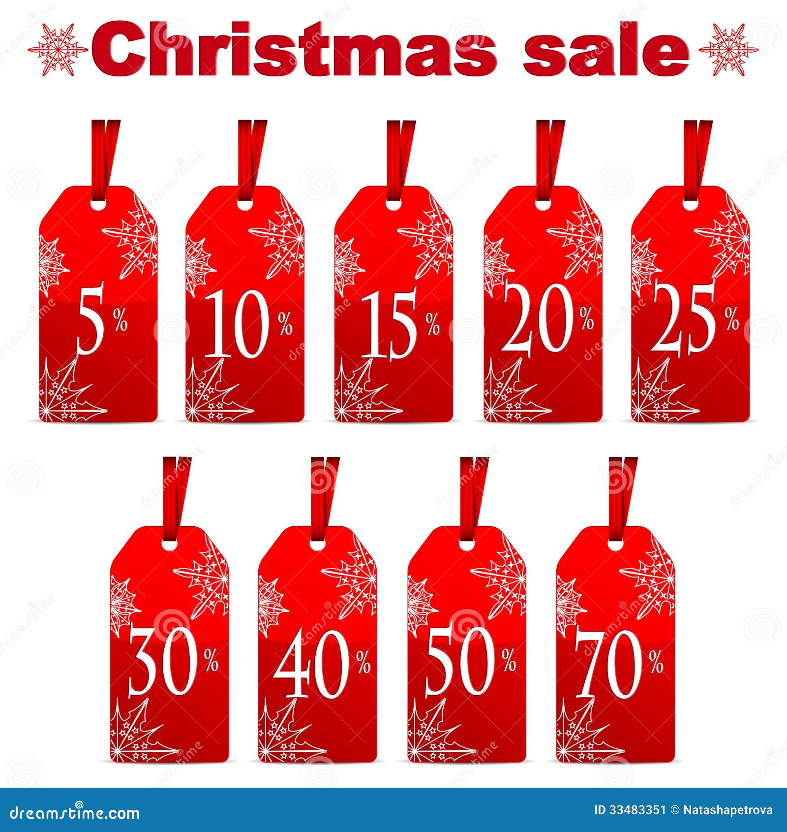 Seasonal Christmas Sale Stock Image - Image: 33483351