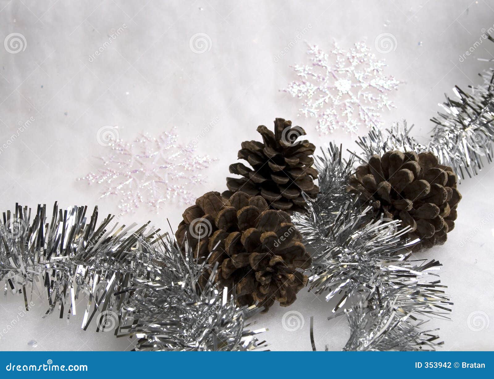 Seasonal decorations stock photo. Image of cones, organic 353942