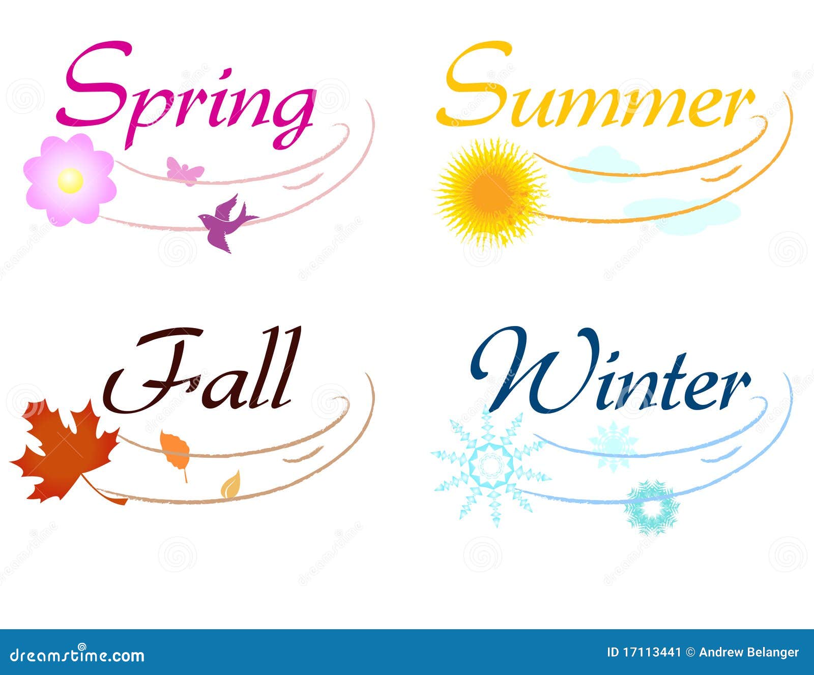 Seasonal Elements stock vector. Illustration of yellow 17113441