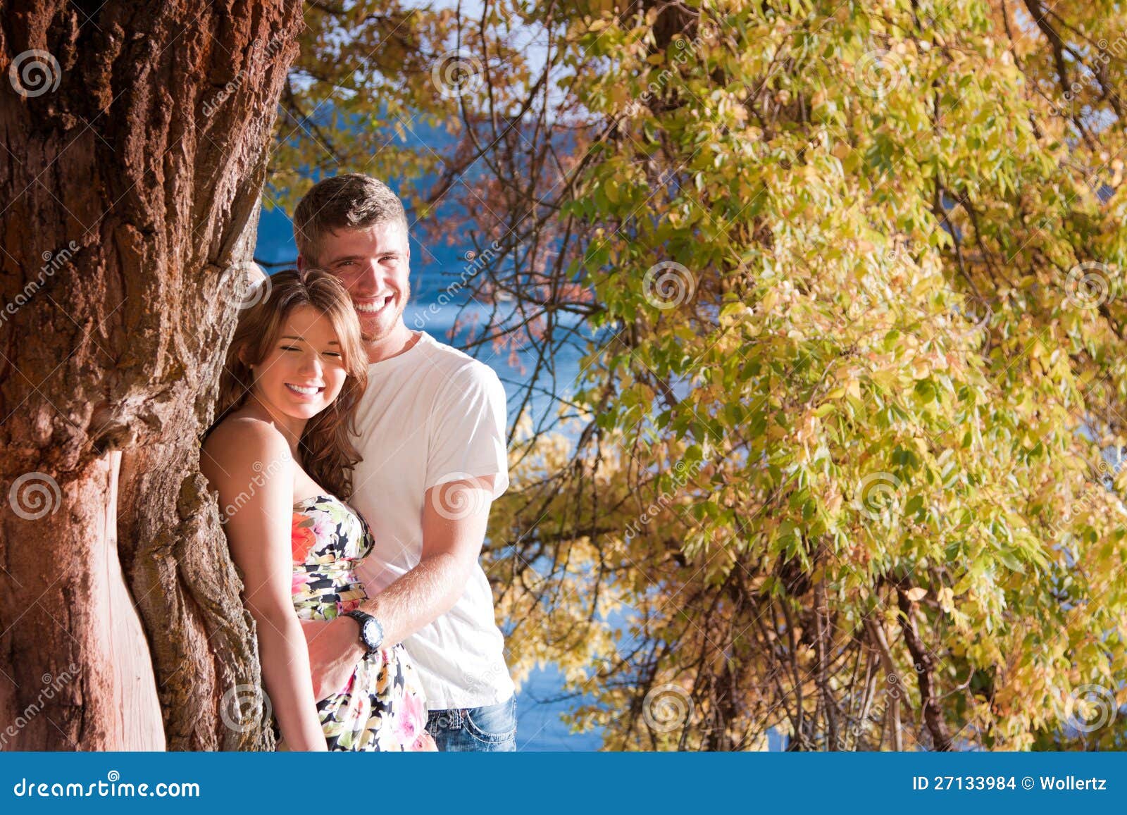 Seasonal love stock photo. Image of leaf, adult, happiness 27133984