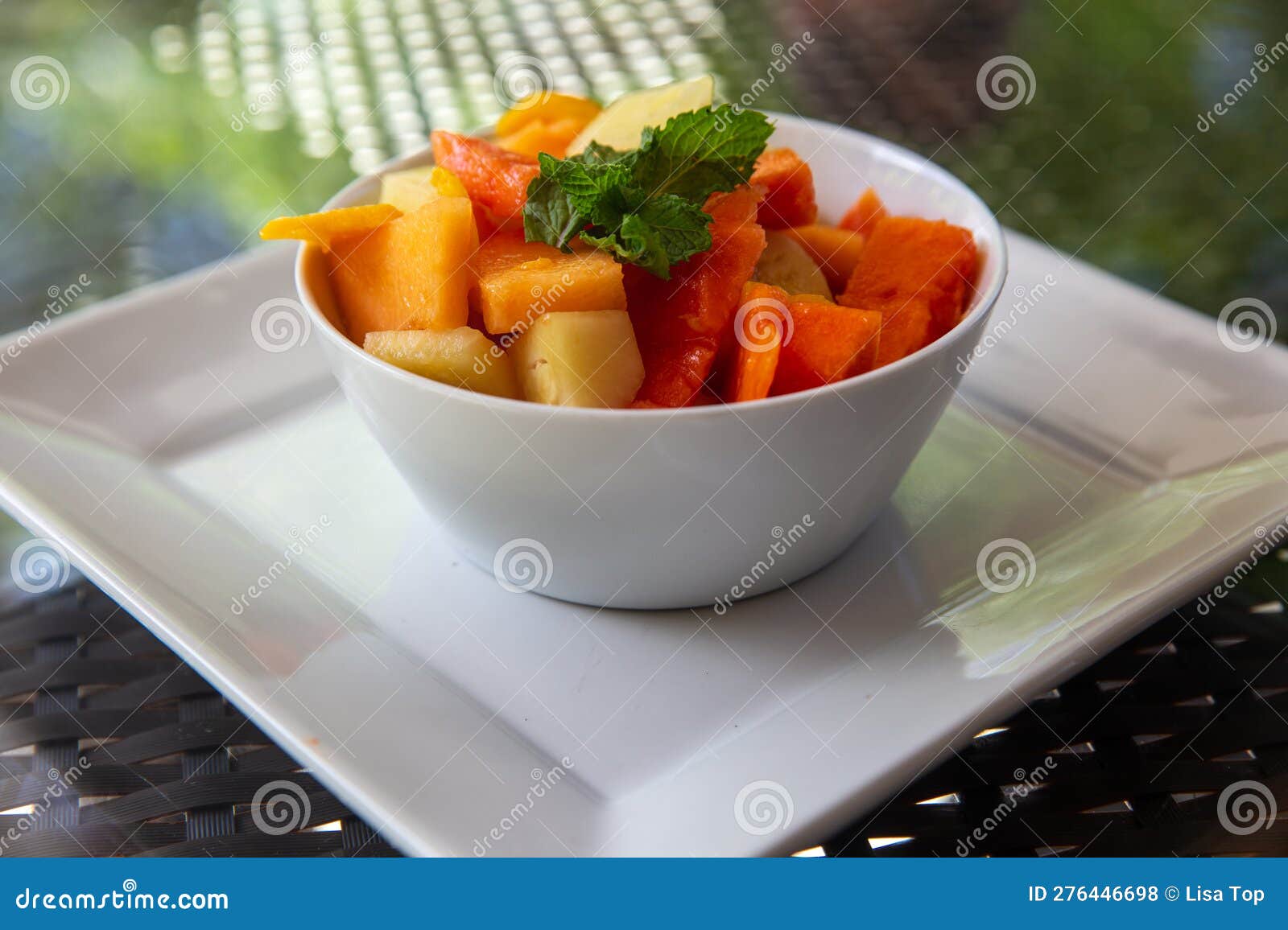 Seasonal Mixed fruit Bowl stock photo. Image of bowl 276446698