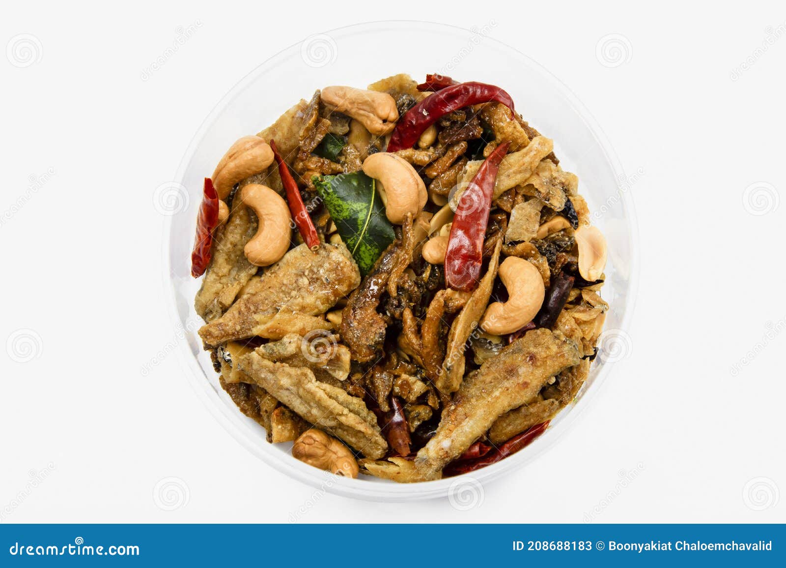 Seasoned Dried Fish and Spices in Jar. Stock Image Image of meal