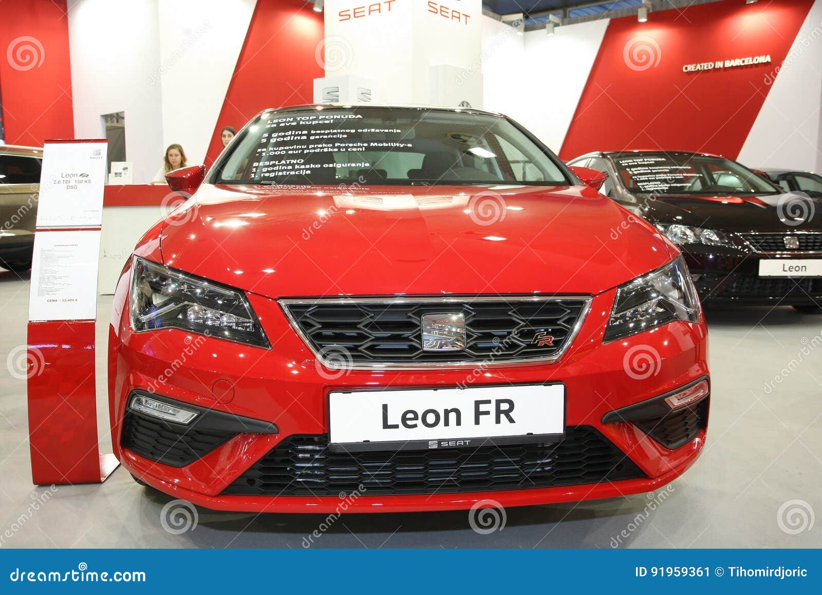 Seat an BelgradCar Show redaktionelles foto. Bild von marke 91959361