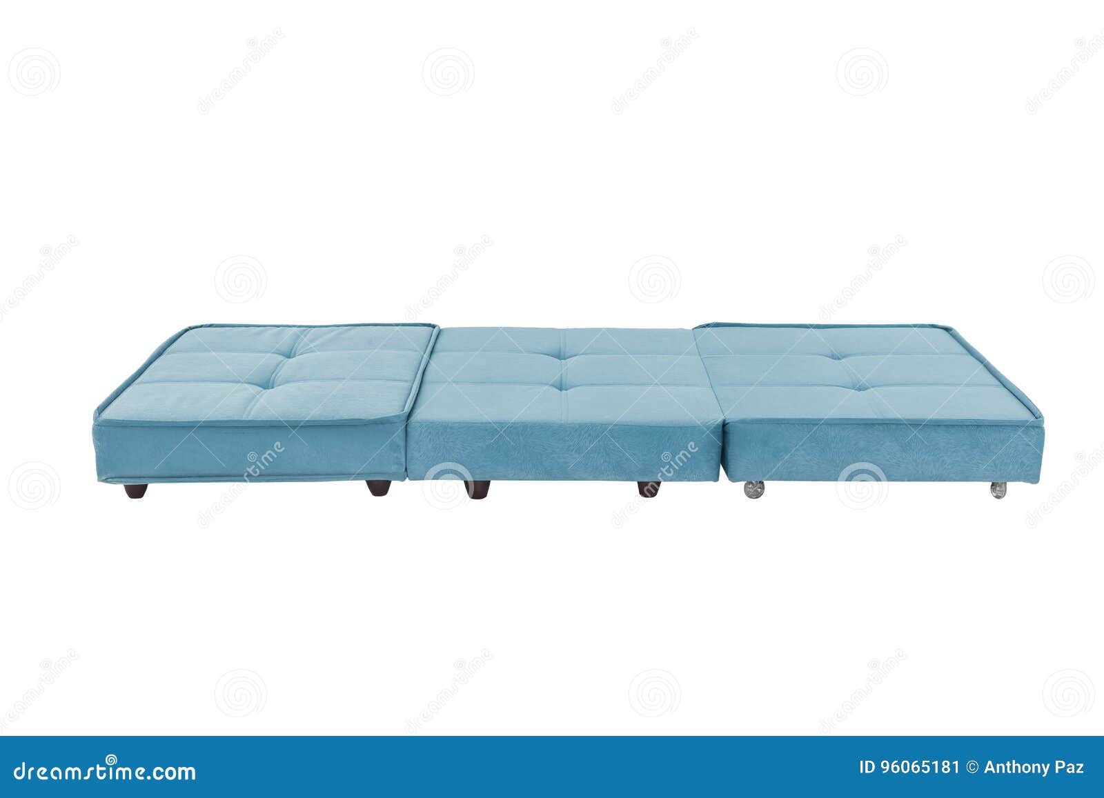 Seat Cozy Blue Bed Sofa Pouf Bed Stock Image Image of domestic, furnishing 96065181