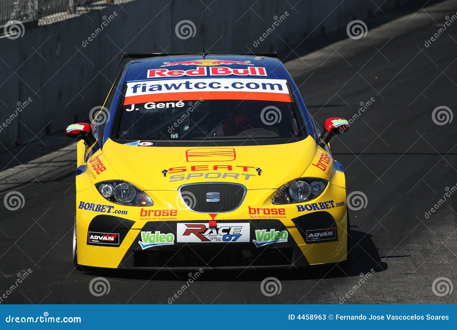Seat race car editorial stock photo. Image of power, oporto 4458963